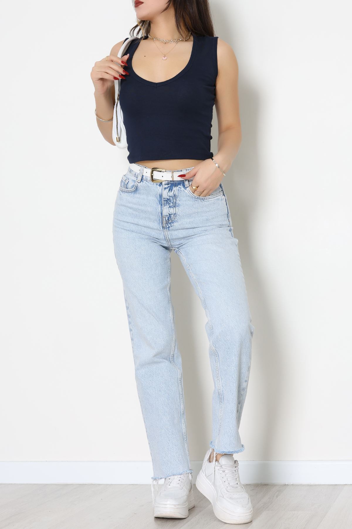 V Yaka Ribana Atlet Lacivert - 21899.200.