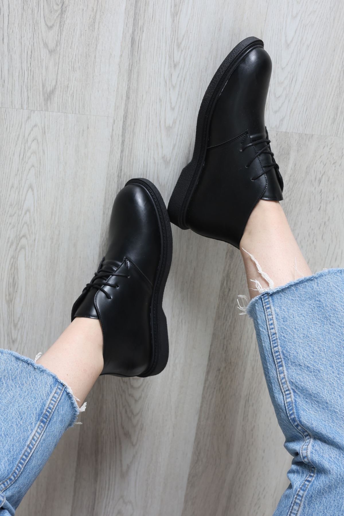 Bağcıklı Bot Siyahderi - 32660.264.