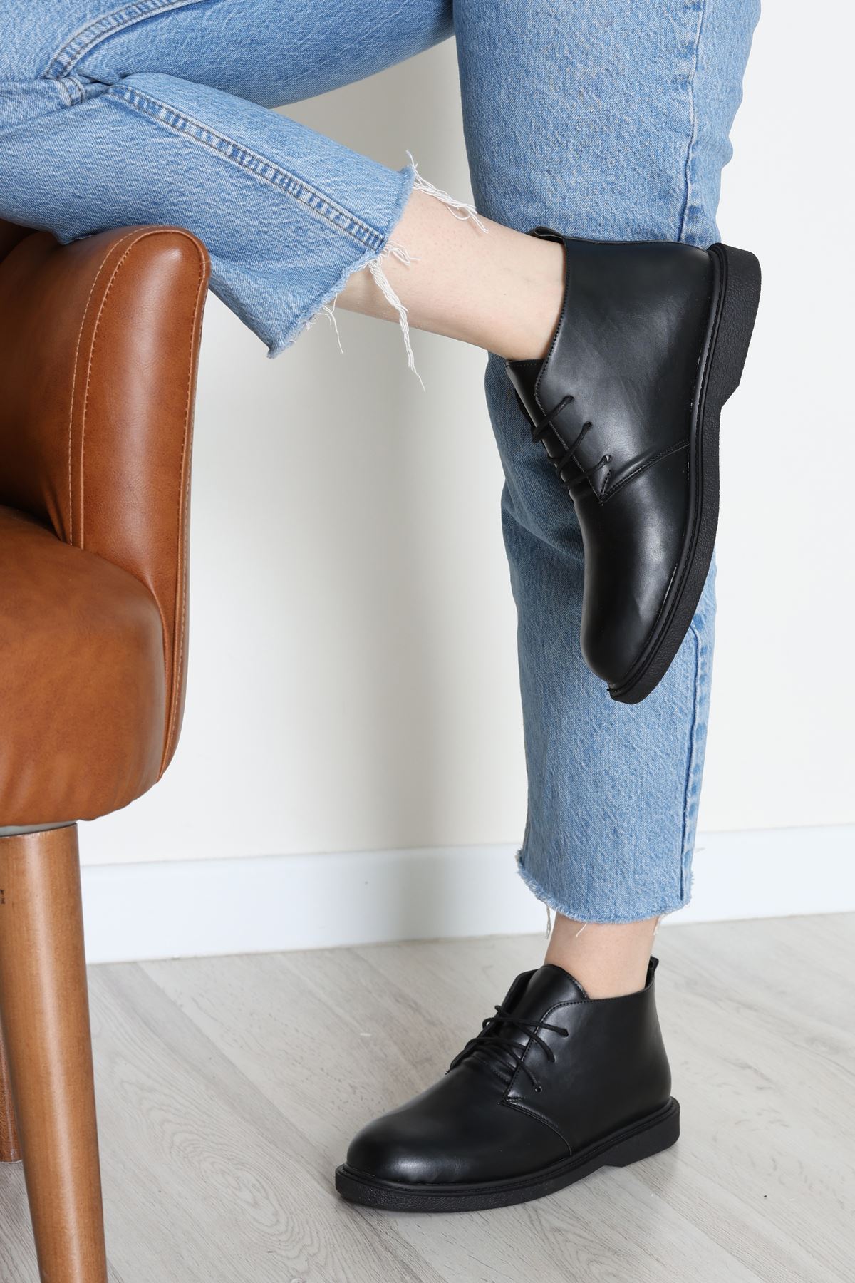 Bağcıklı Bot Siyahderi - 32660.264.