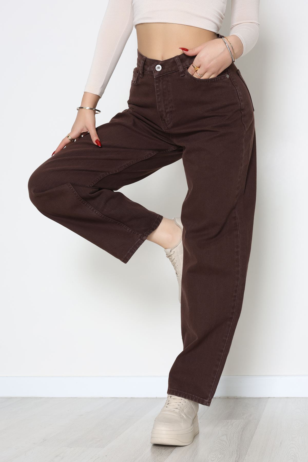 Baggy Kot Pantolon Kahve - 31536.2088.