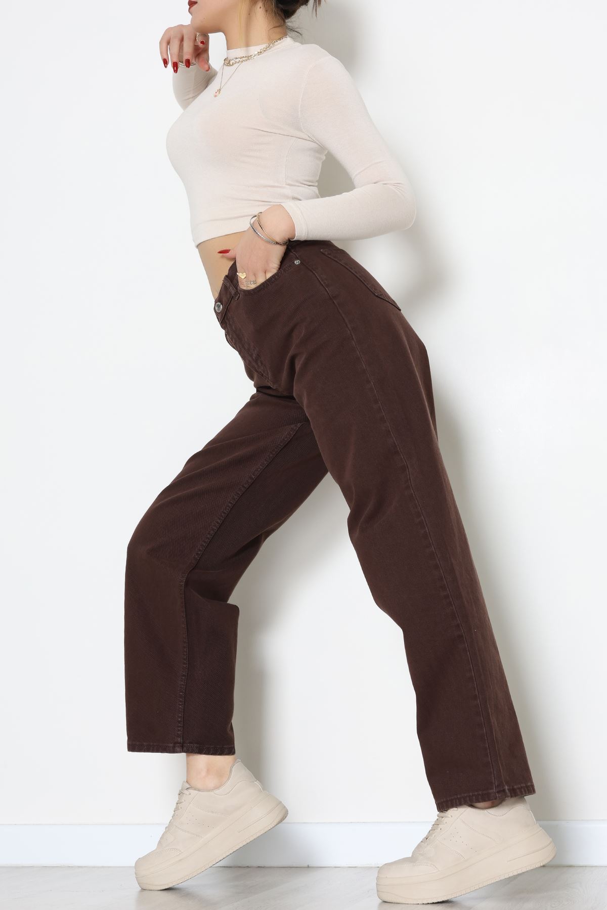 Baggy Kot Pantolon Kahve - 31536.2088.