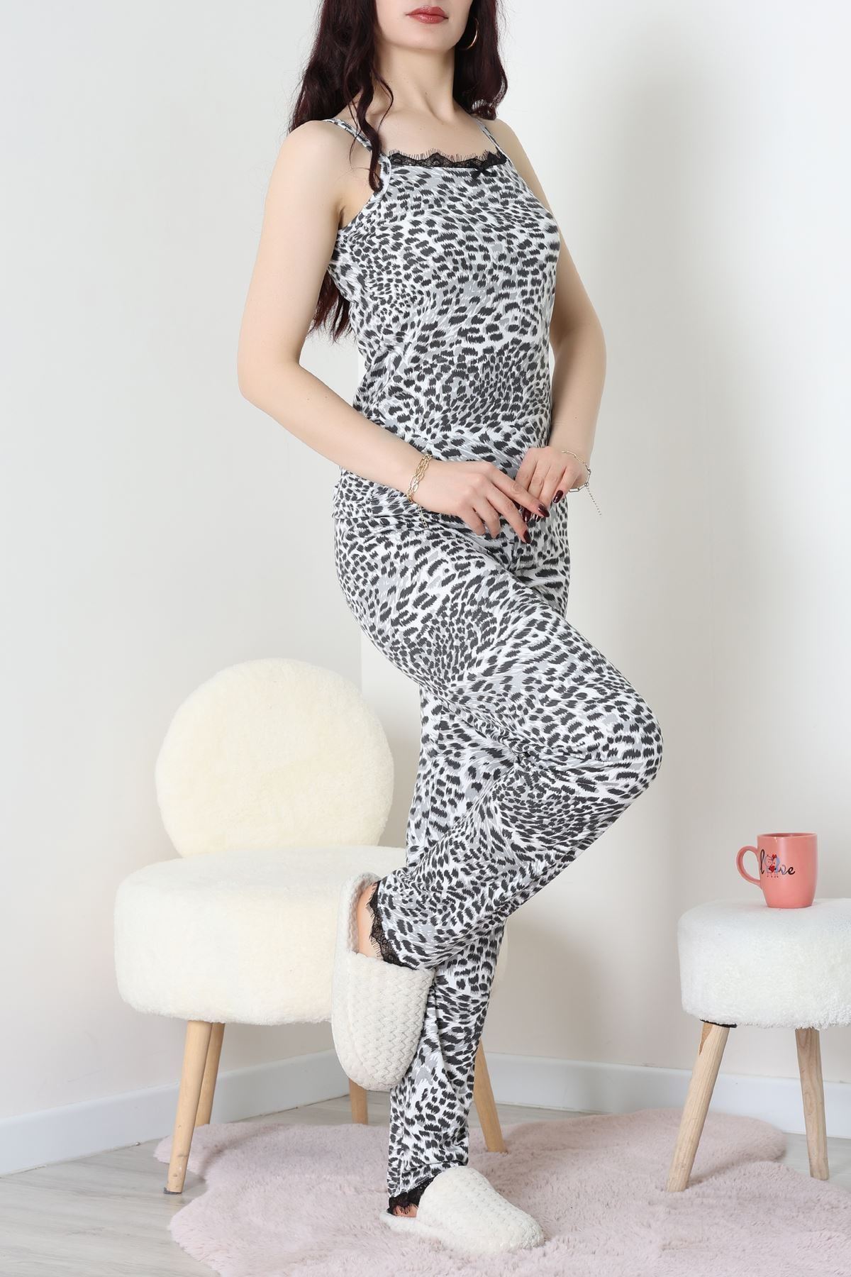 3'Lü Pijama Seti Leopar - 52170.2123.
