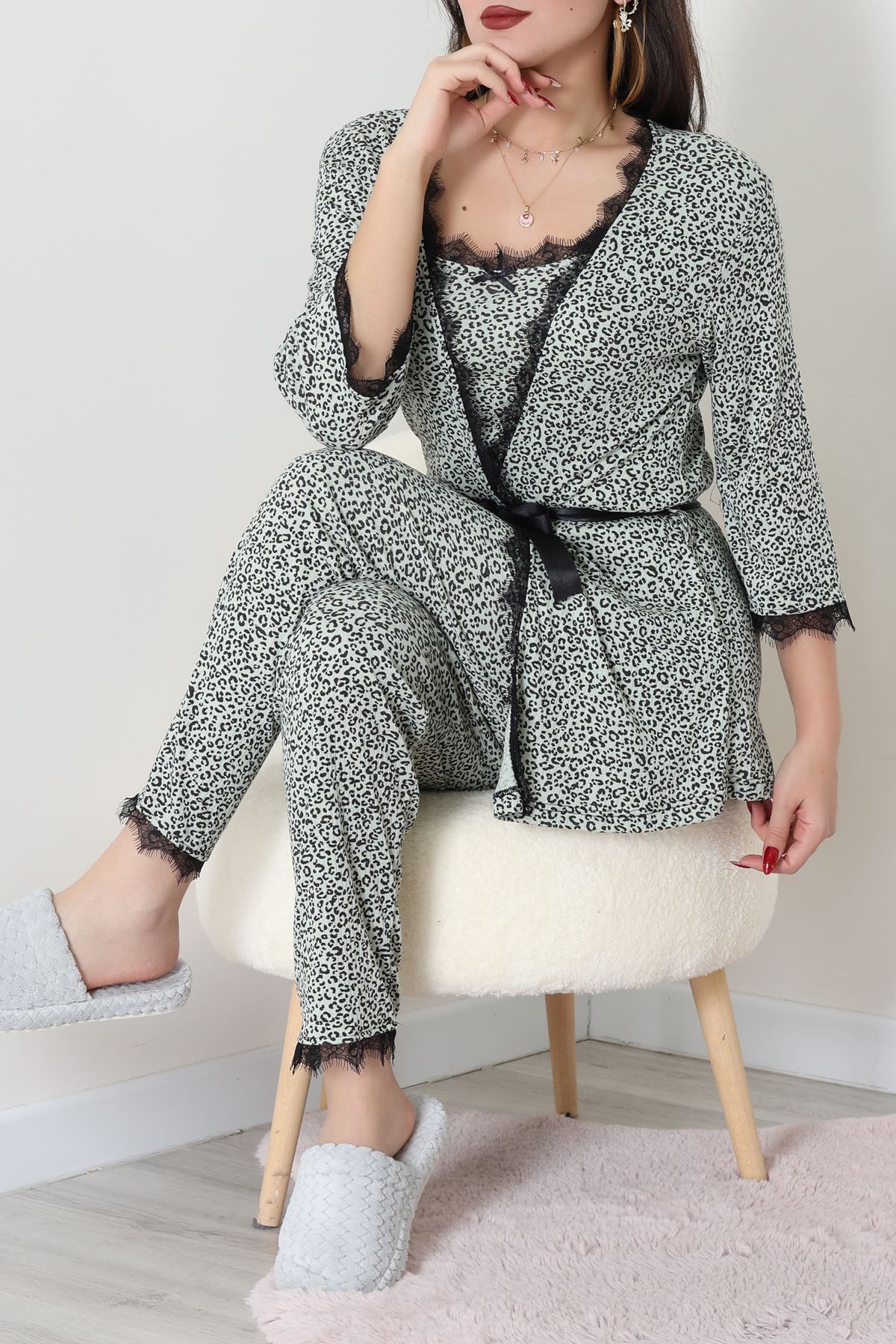 3'Lü Pijama Seti Mintleo - 52170.2123.