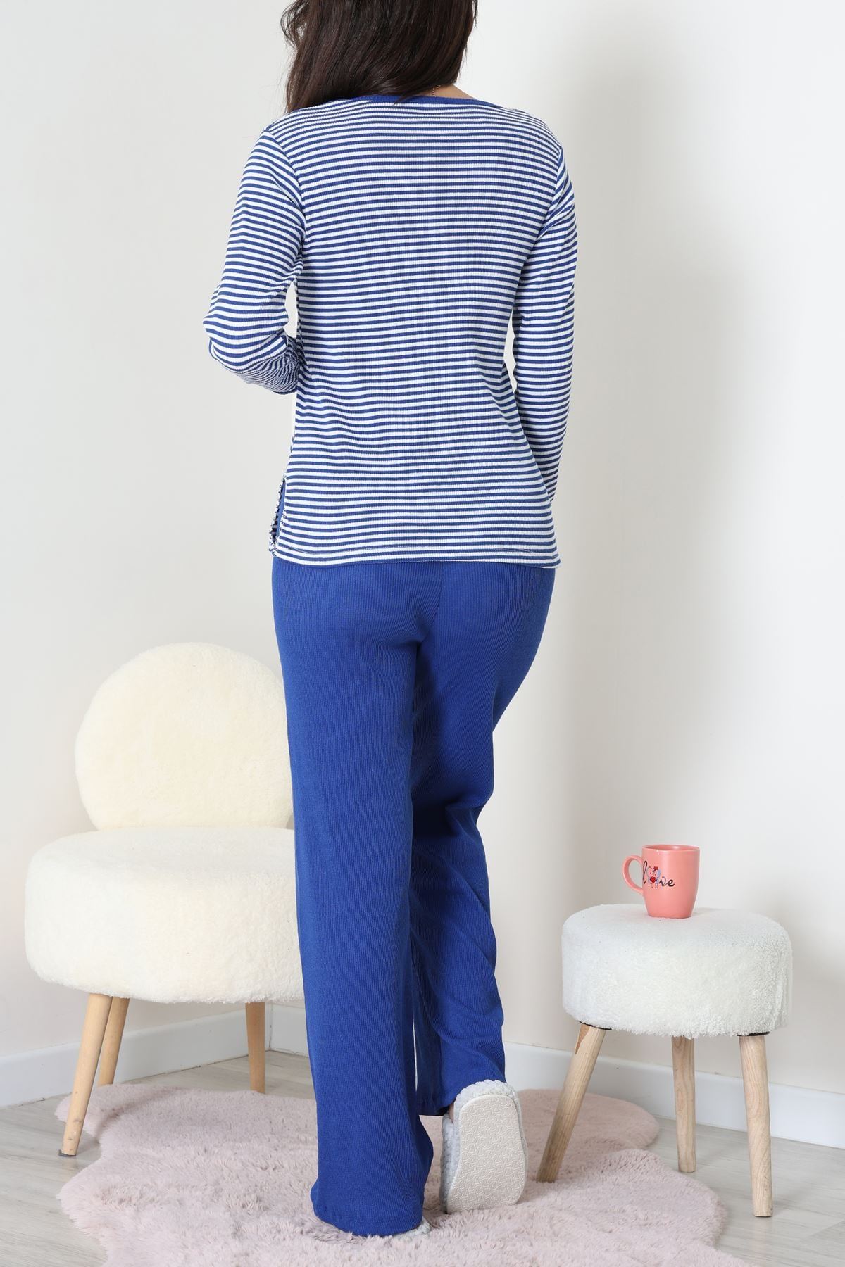 Kaşkorse Pijama Takımı Lacivert - 52141.1567.