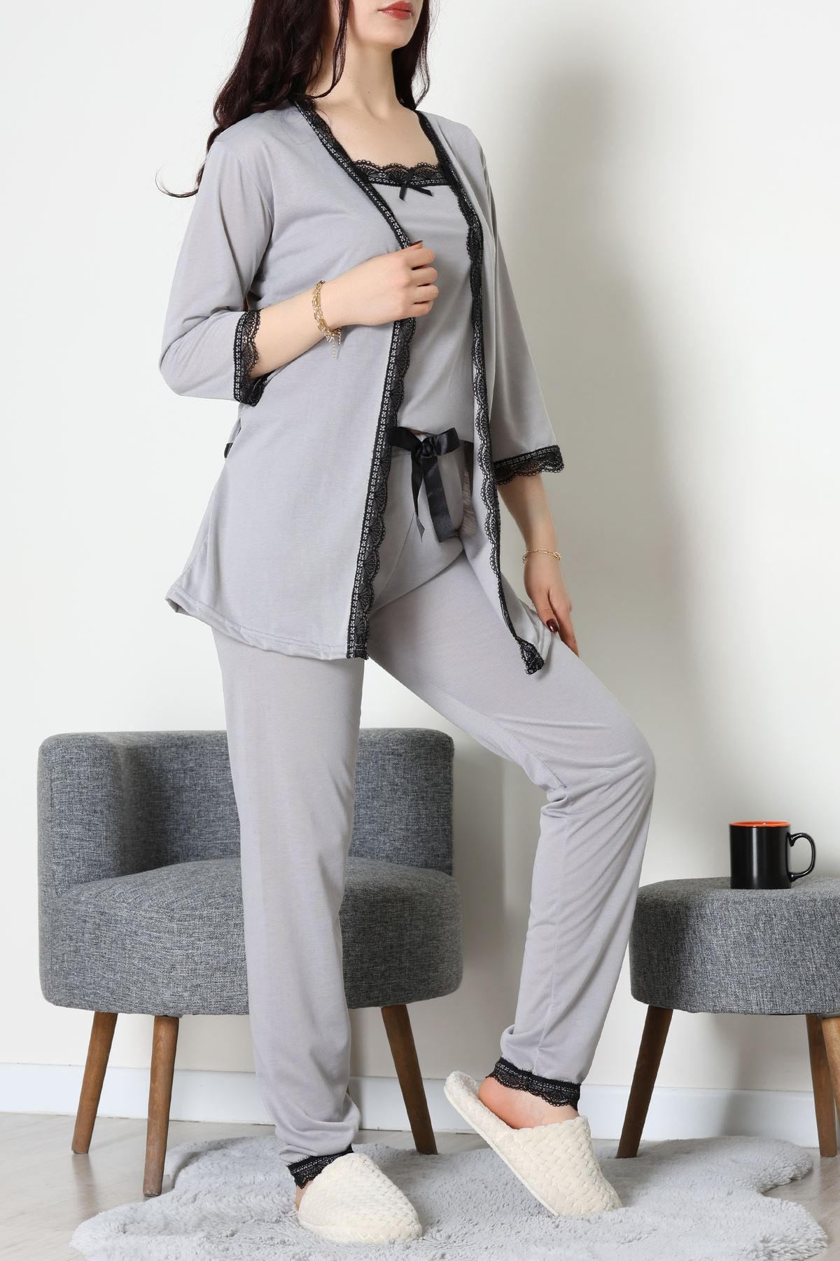 3'Lü Pijama Seti Boyalıgri - 52170.2123.