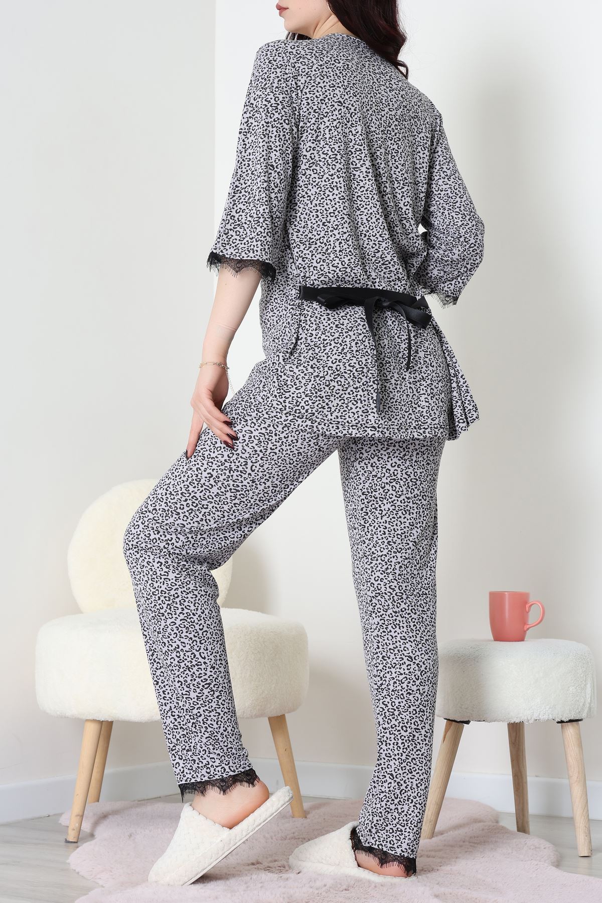 3'Lü Pijama Seti Leoparsiyah - 52170.2123.