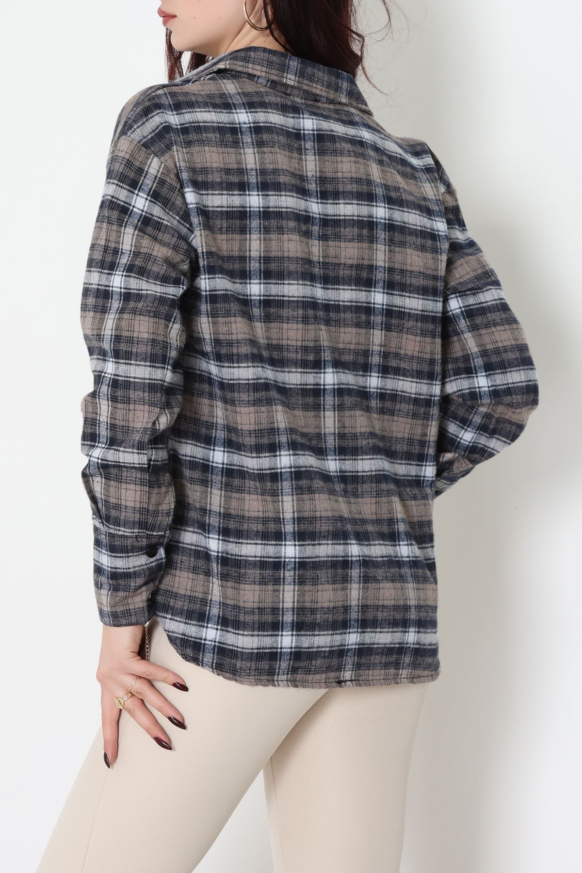 Ekose Gömlek Vizon - 4139.1247.