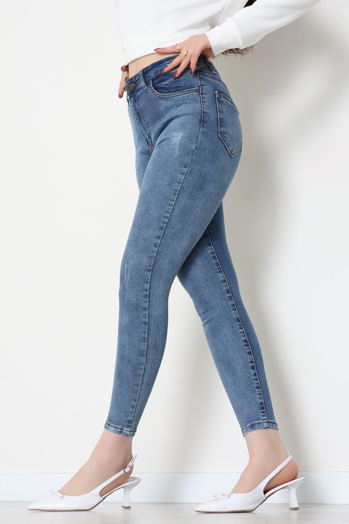 Dar Paça Kot Pantolon Koyumavi - 42901.2128.