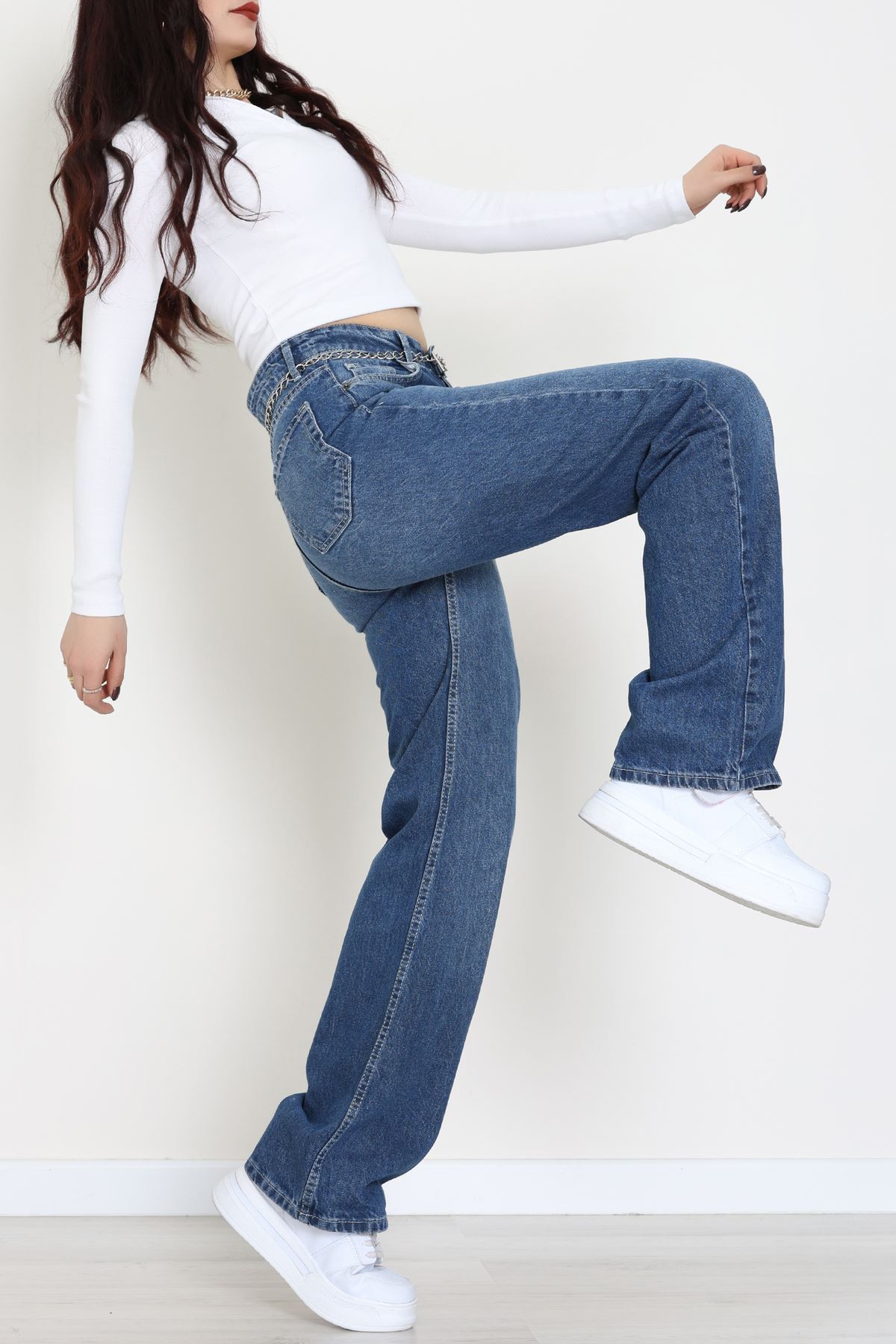 Palazzo Kot Pantolon Mavi - 31904.1566.