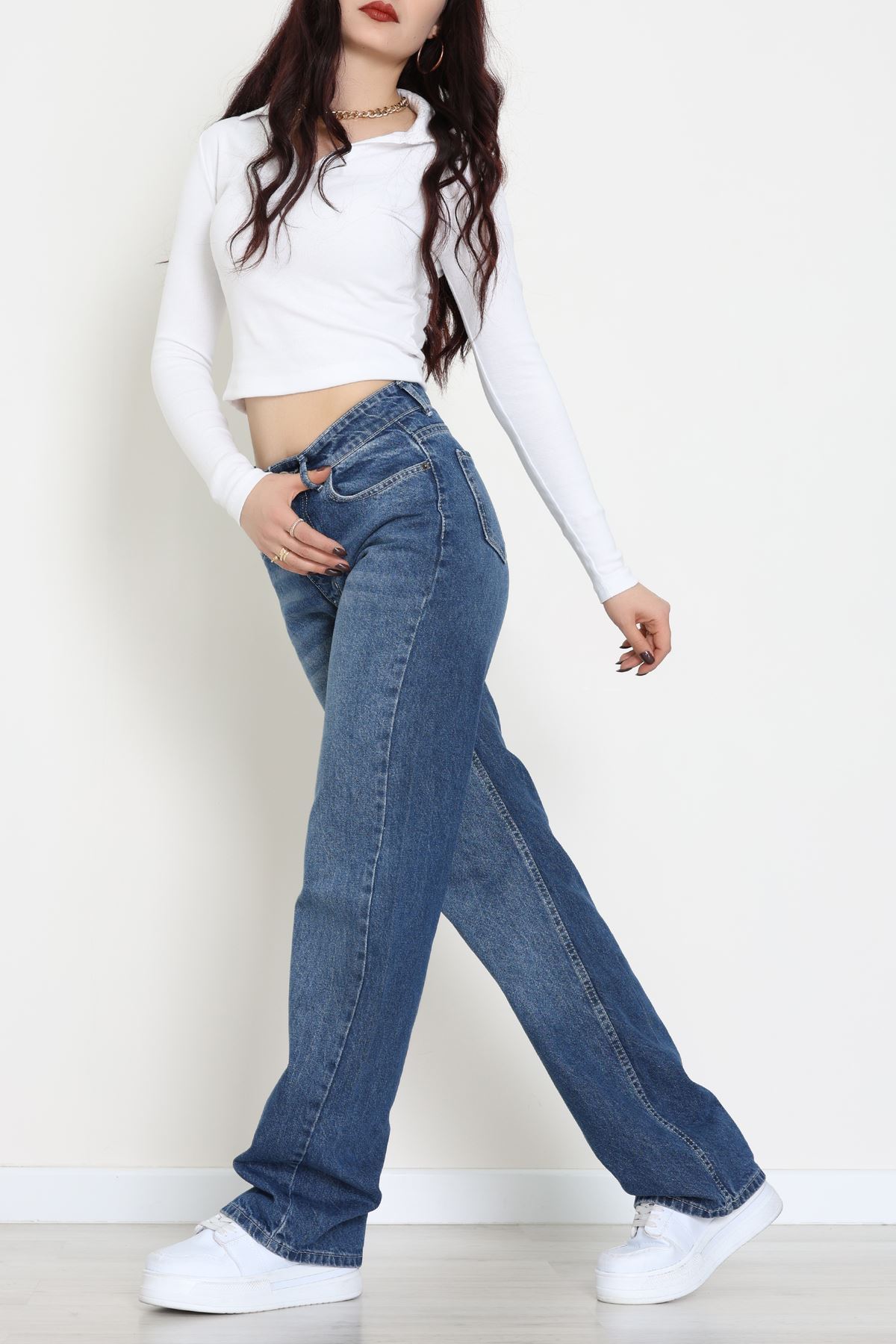 Palazzo Kot Pantolon Mavi - 31904.1566.