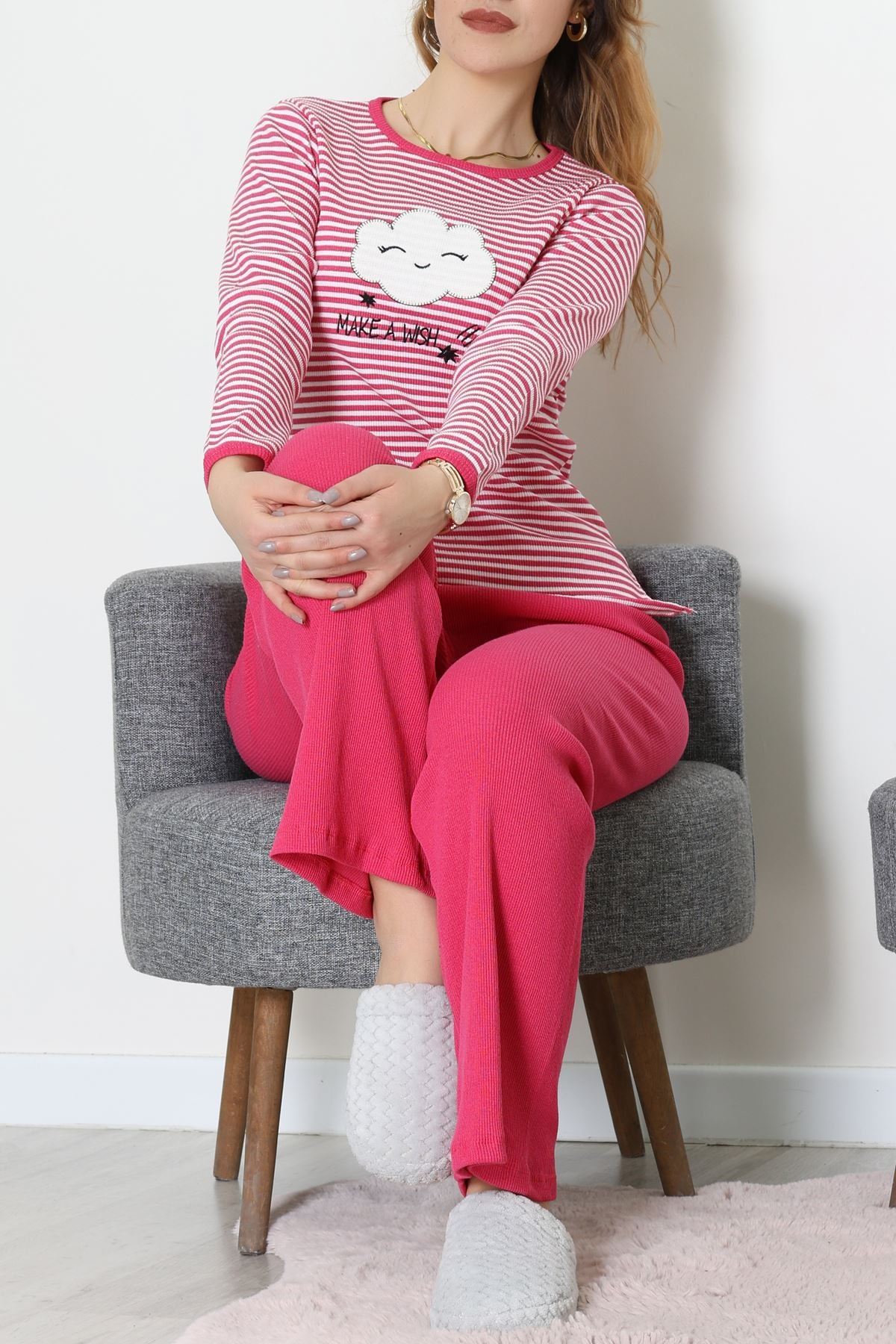 Kaşkorse Pijama Takımı Pembe - 52141.1567.