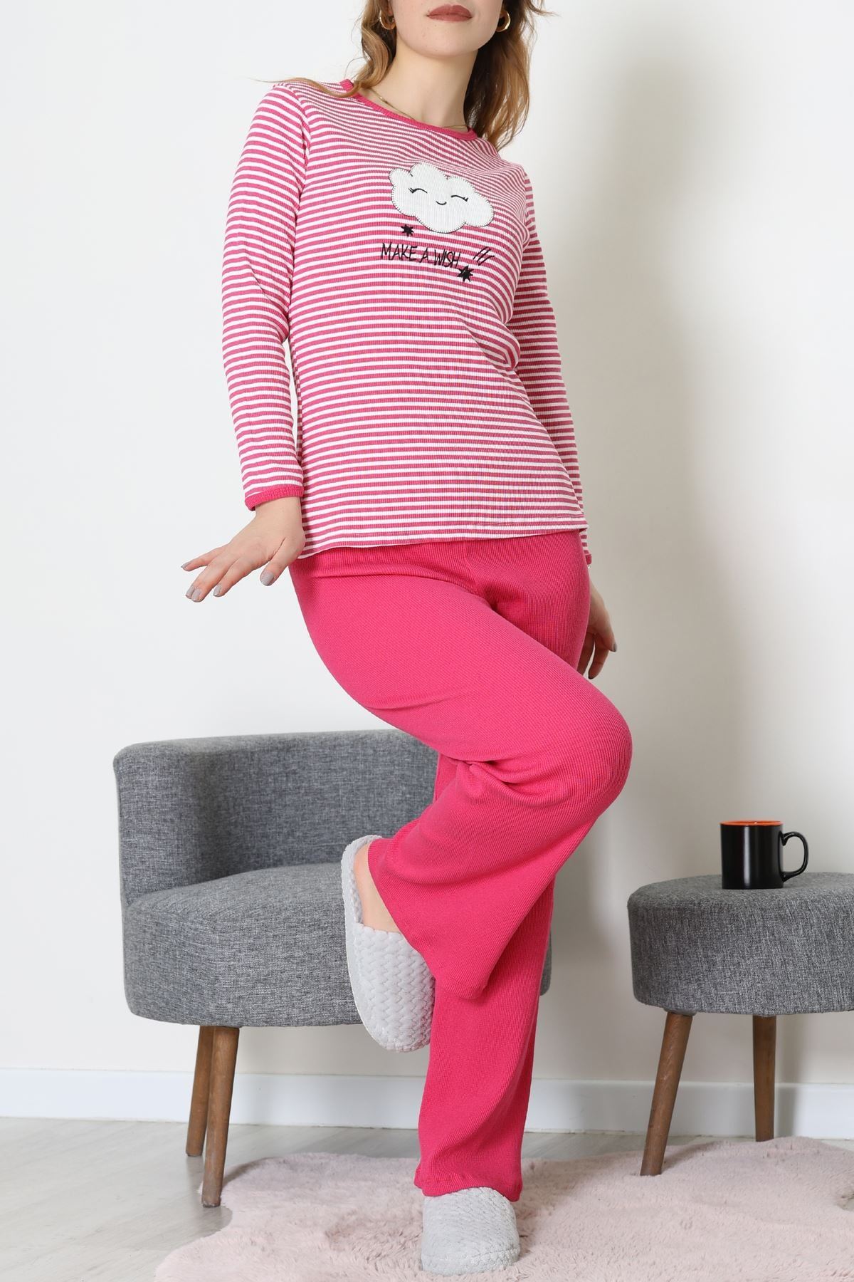 Kaşkorse Pijama Takımı Pembe - 52141.1567.