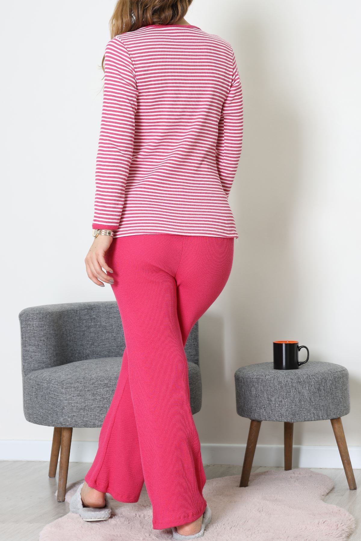 Kaşkorse Pijama Takımı Pembe - 52141.1567.