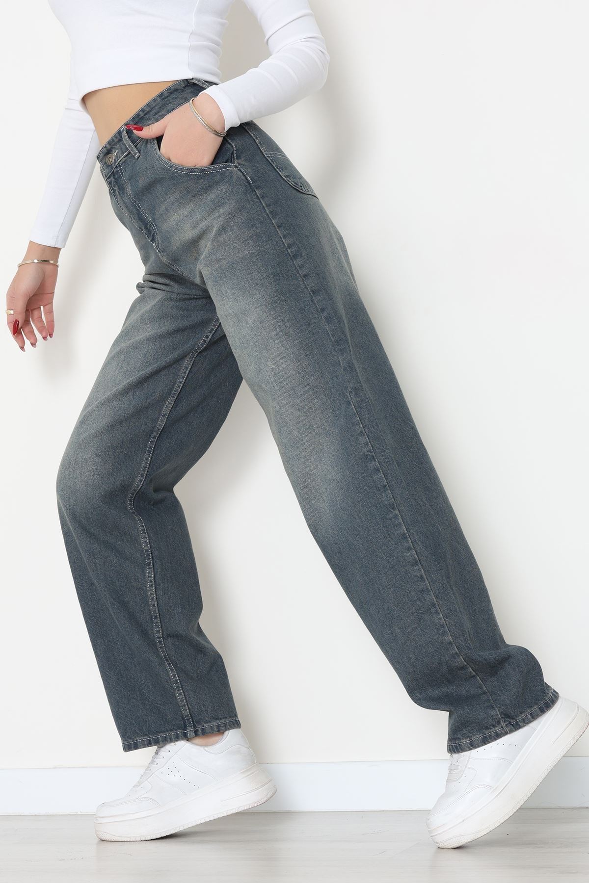 Baggy Kot Pantolon Tintkahve - 31586.1566.