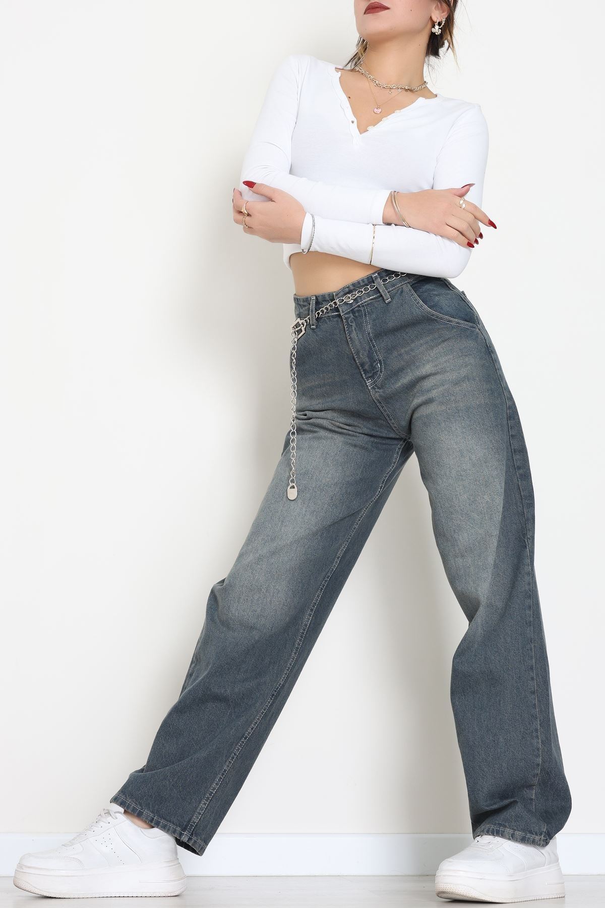 Baggy Kot Pantolon Tintkahve - 31586.1566.