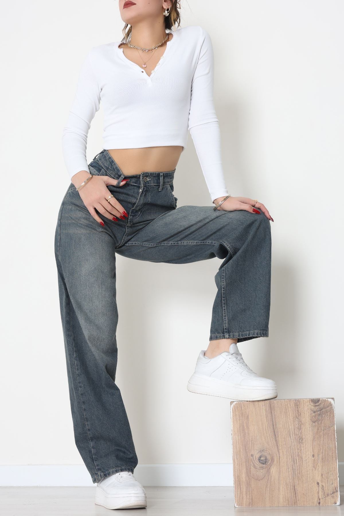 Baggy Kot Pantolon Tintkahve - 31586.1566.