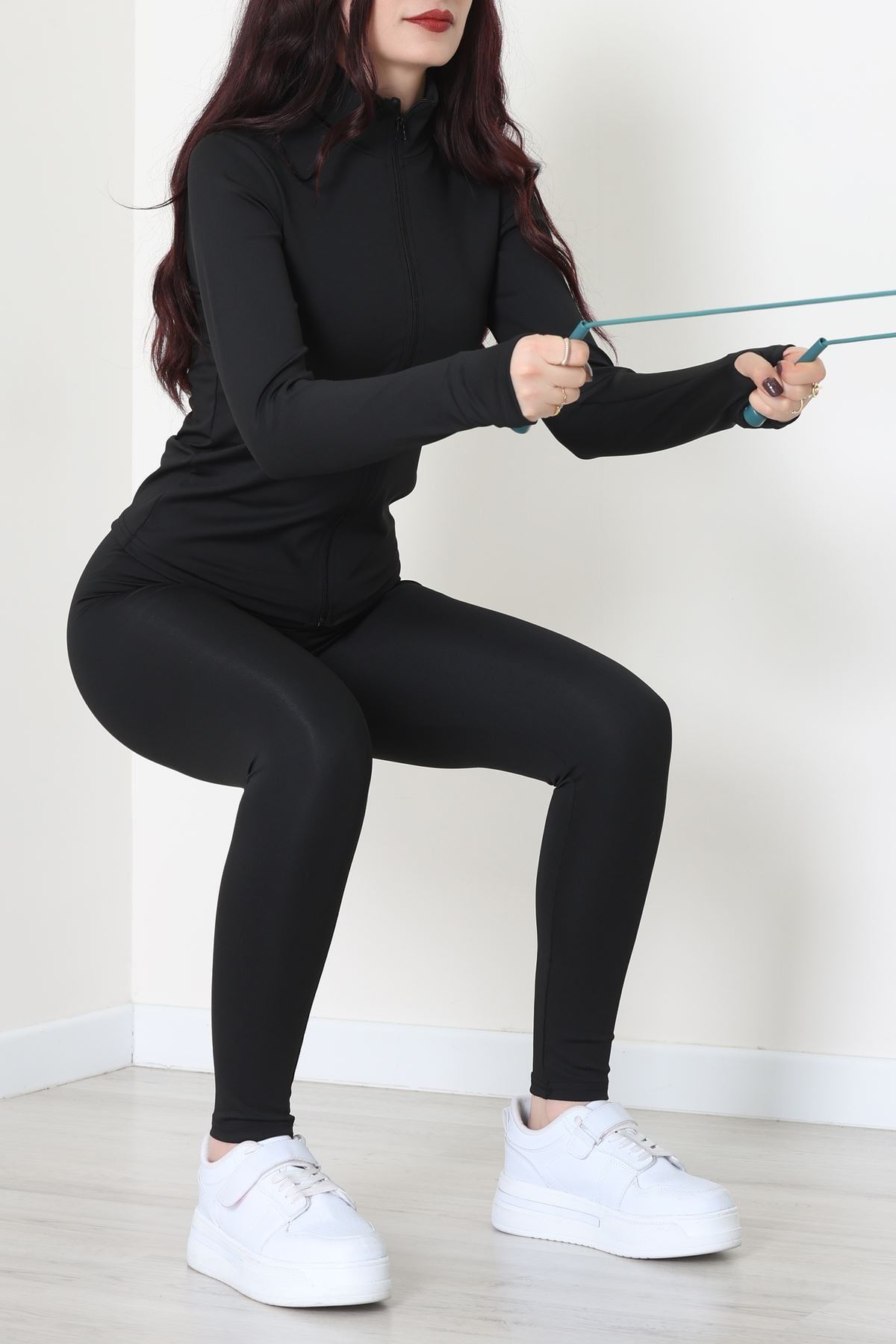 Fermuarlı Dalgıç Takım Siyah - 52197.053.