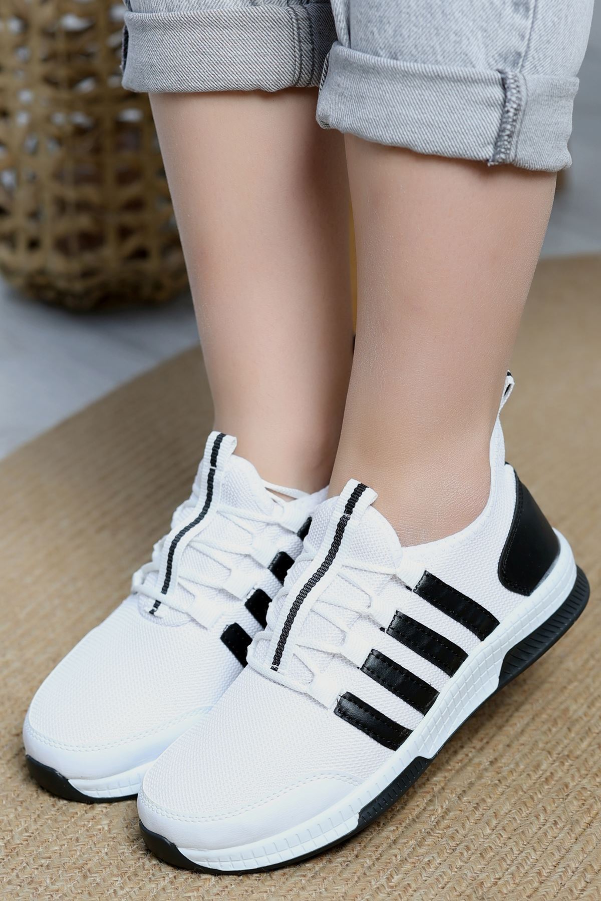 Günlük Spor Ayakkabı Beyazsiyah - 30305.264.