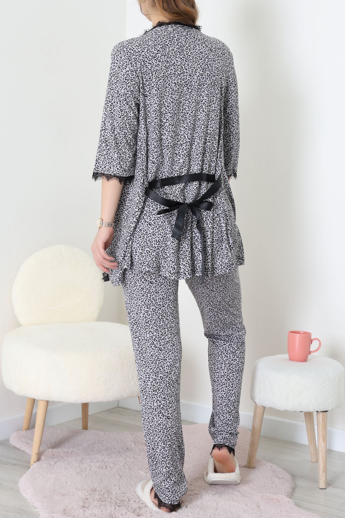 3'Lü Pijama Seti Fümeleopar - 52170.2123.
