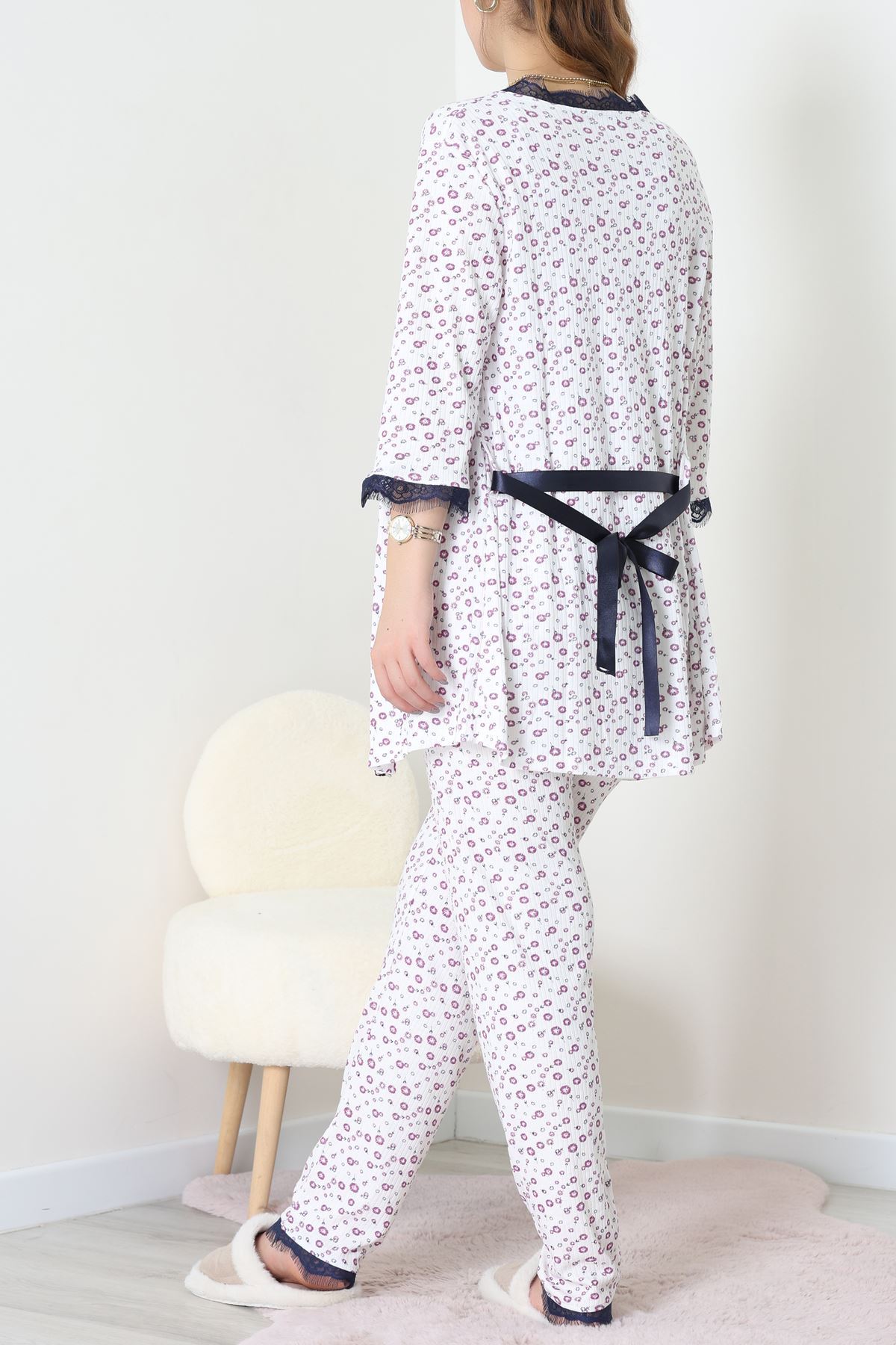 3'Lü Pijama Seti Beyazmor - 52170.2123.