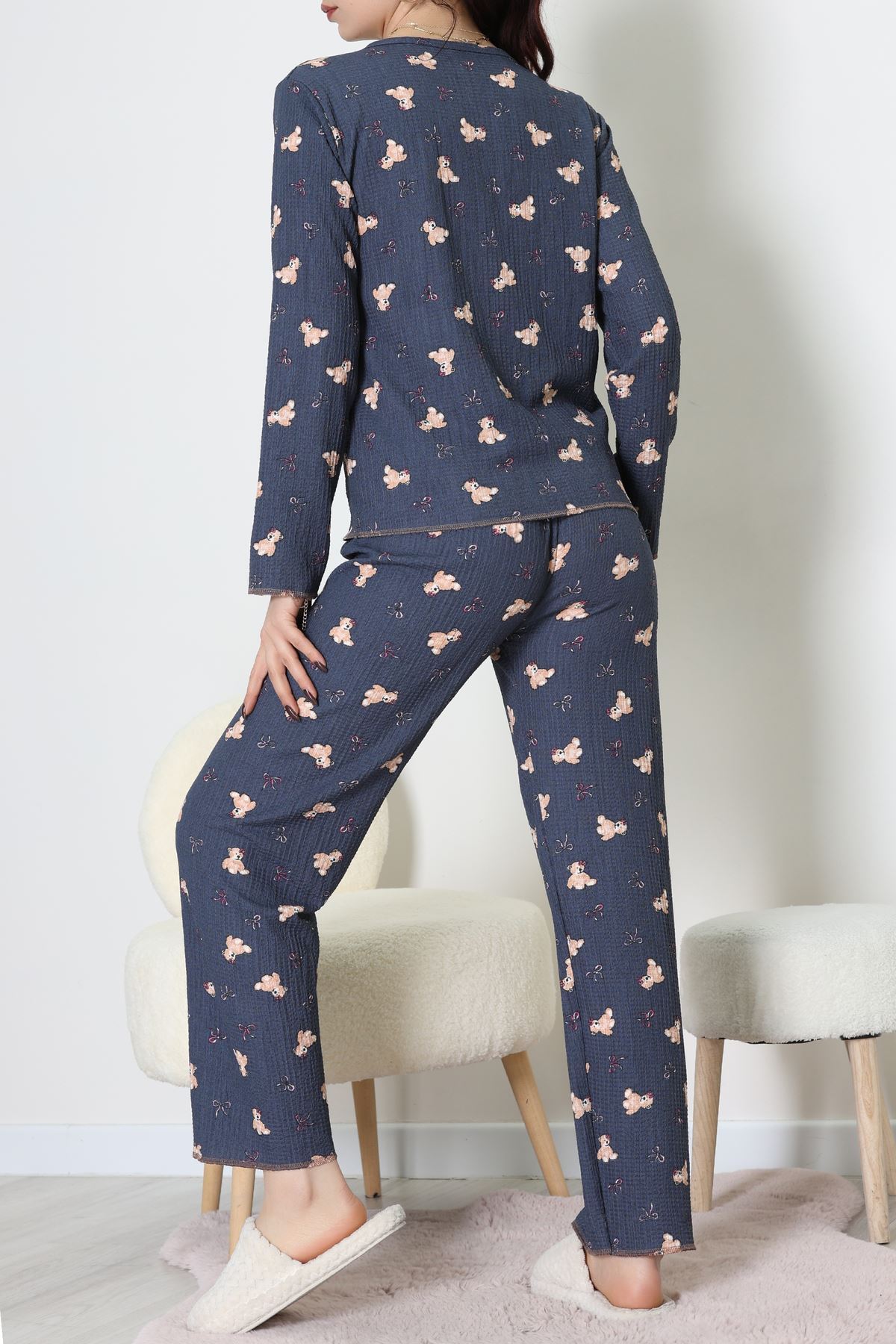 Bürümcük Pijama Takımı Lacivert - 123.1287.