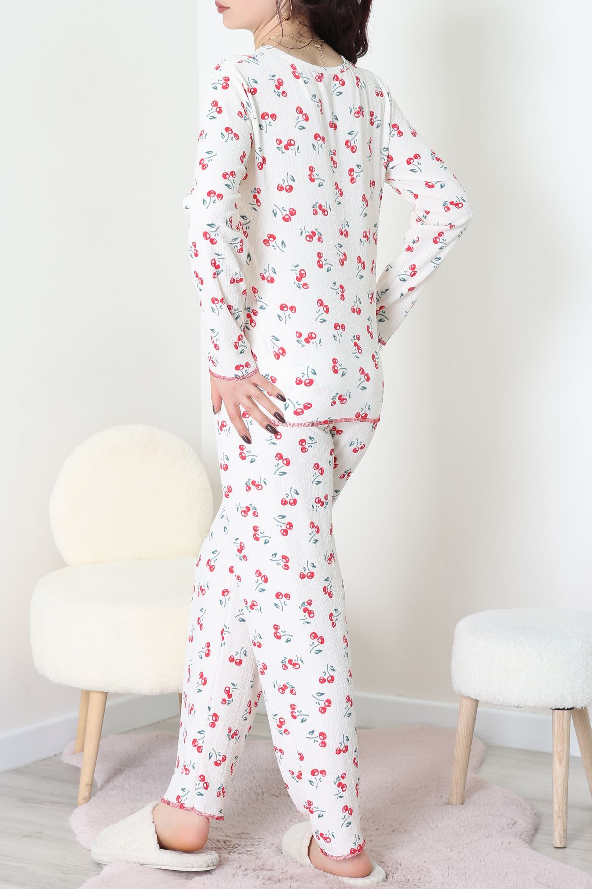 Bürümcük Pijama Takımı Krem - 123.1287.