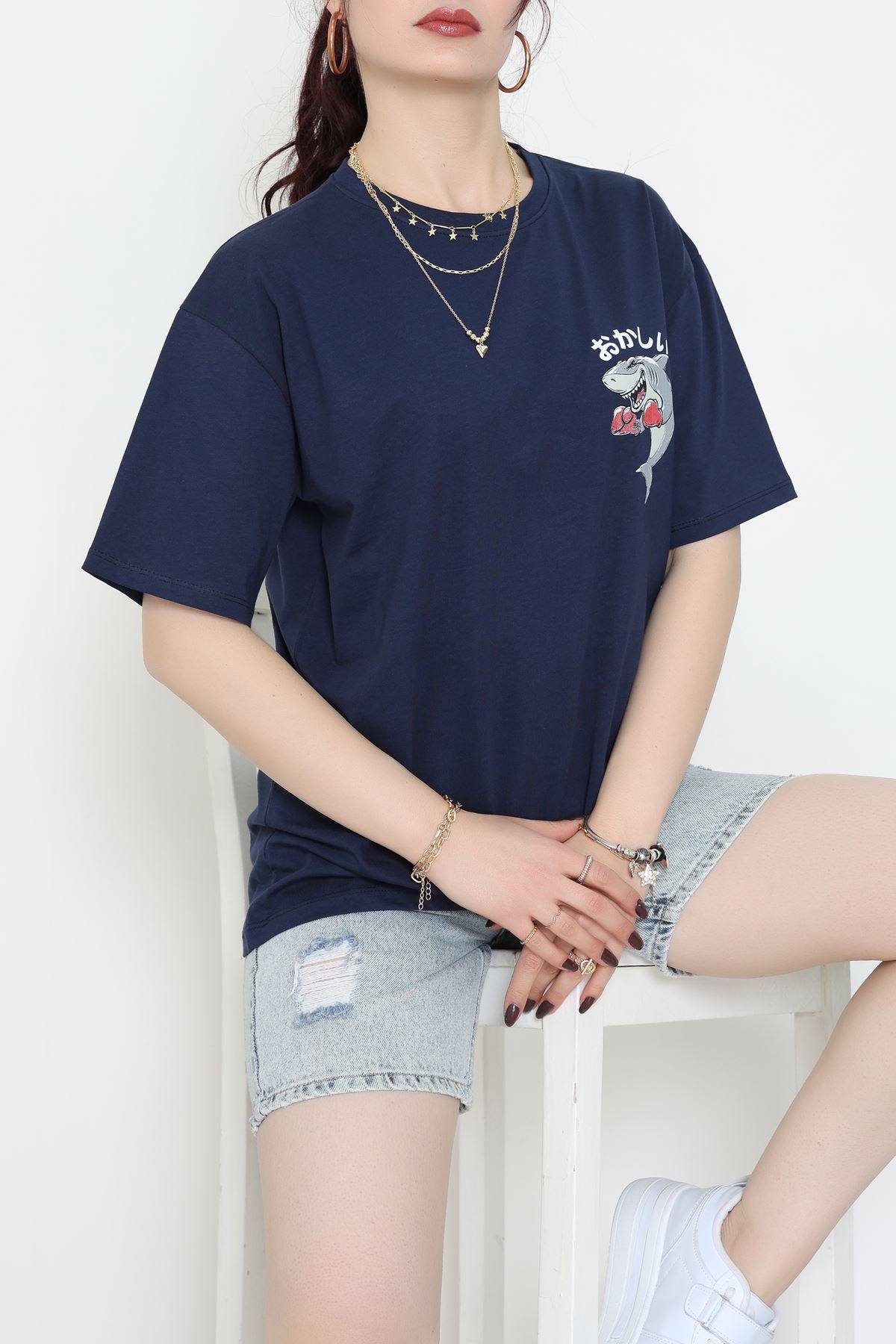 Kompakt Penye Unisex Tişört Lacigri - 55064.1872.