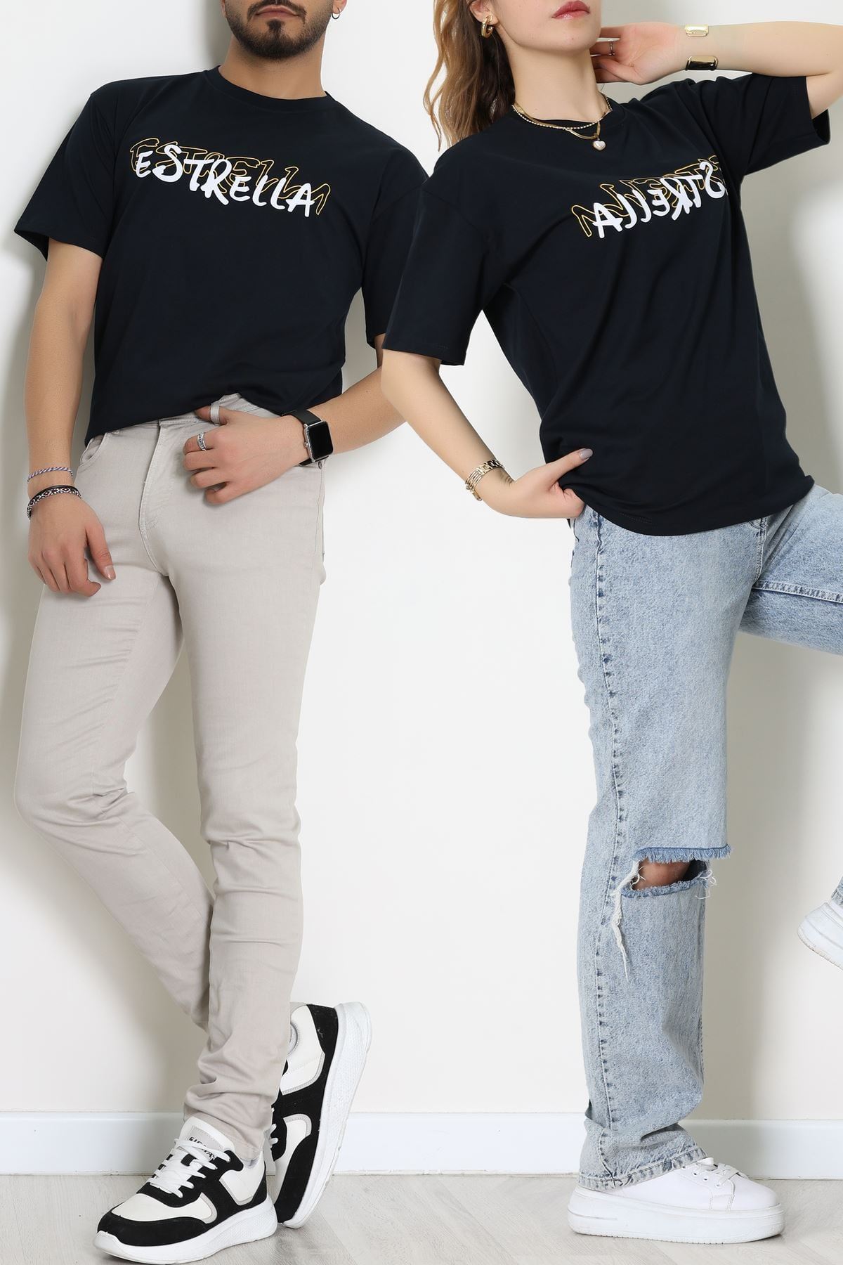 Kompakt Penye Unisex Tişört Lacisarı - 55064.1872.