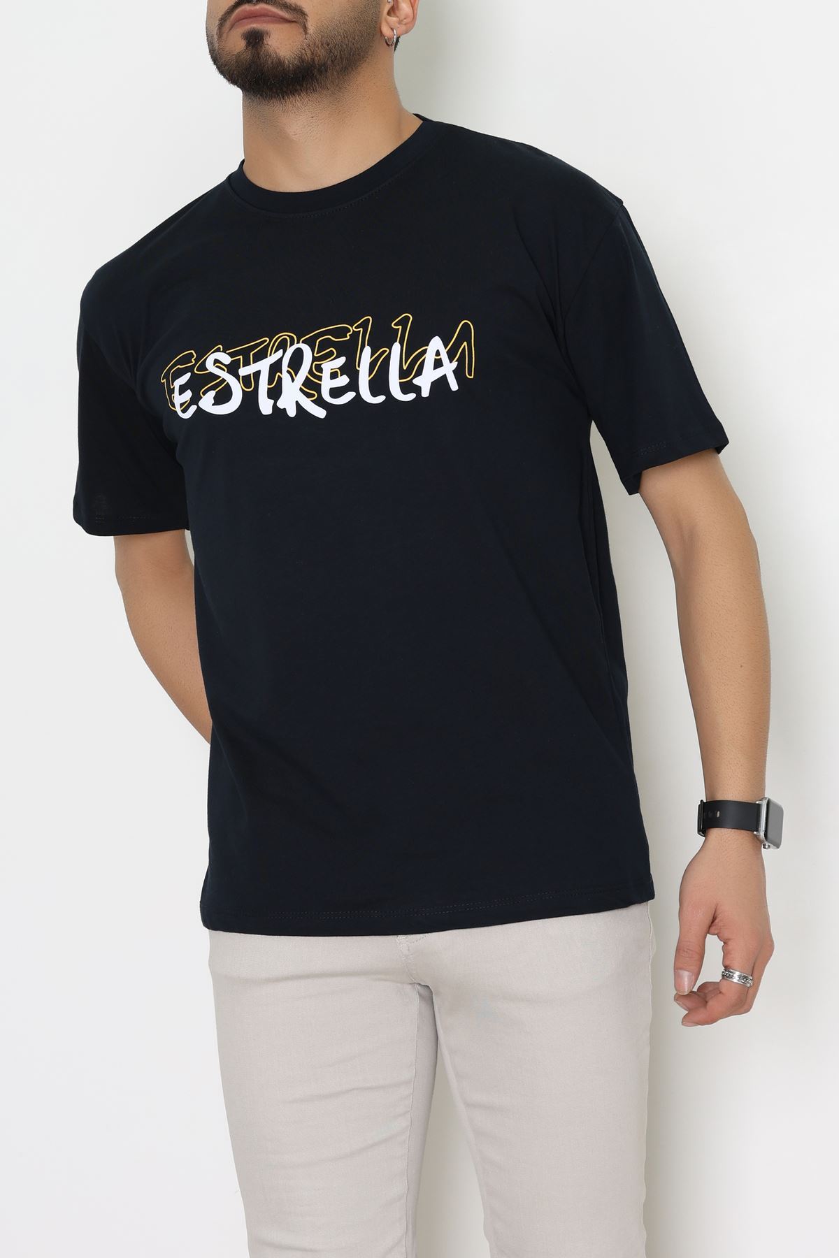 Kompakt Penye Unisex Tişört Lacisarı - 55064.1872.