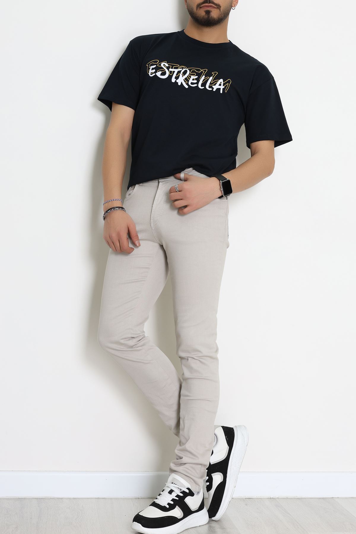 Kompakt Penye Unisex Tişört Lacisarı - 55064.1872.