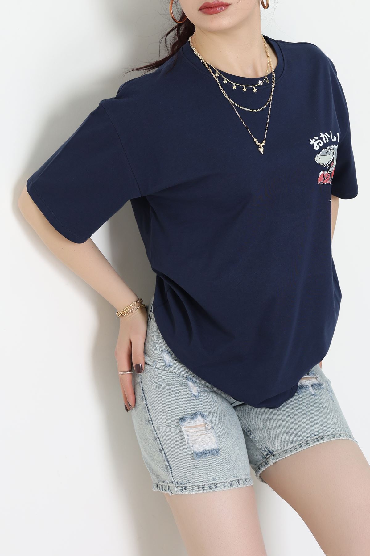 Kompakt Penye Unisex Tişört Lacigri - 55064.1872.