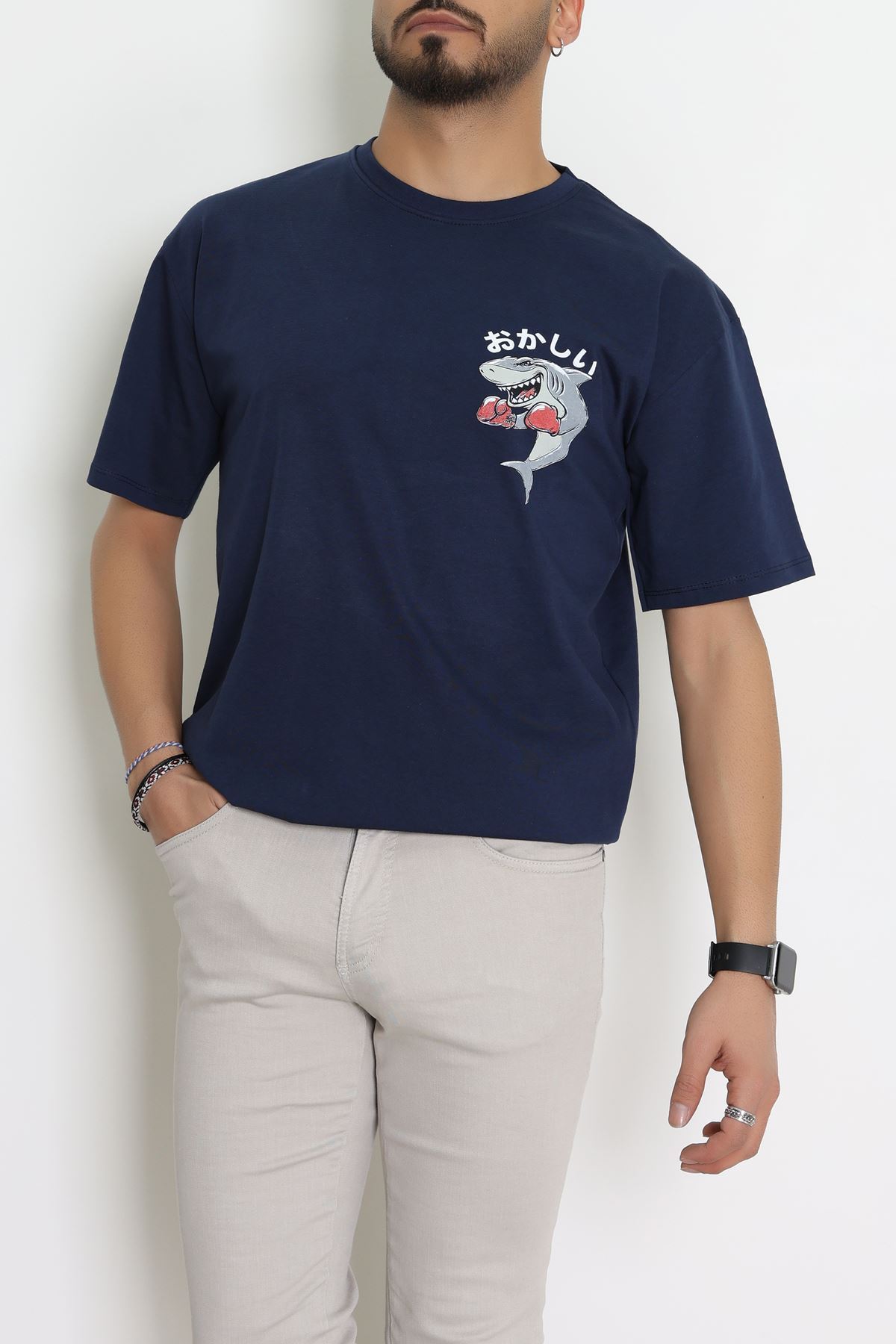 Kompakt Penye Unisex Tişört Lacigri - 55064.1872.