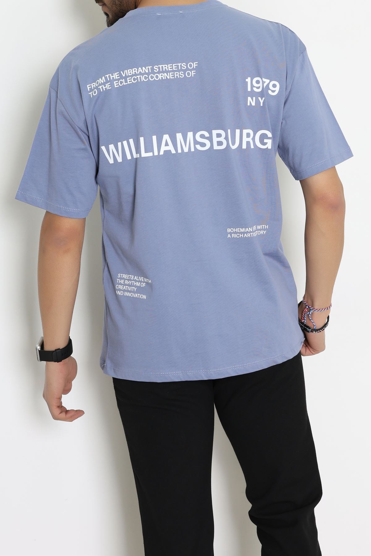 Kompakt Penye Unisex Tişört Boyalıgri1 - 55064.1872.