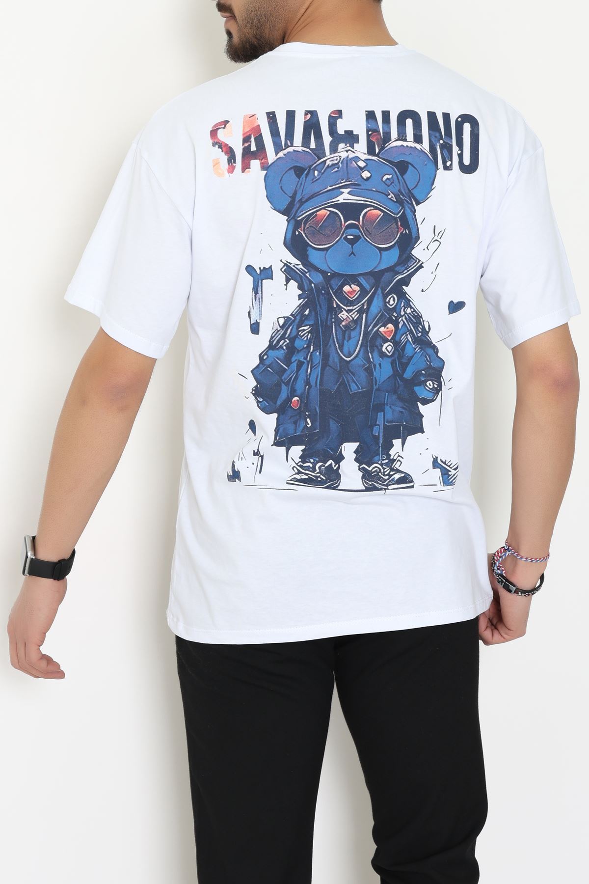 Kompakt Penye Unisex Tişört Beyazlaci - 55064.1872.