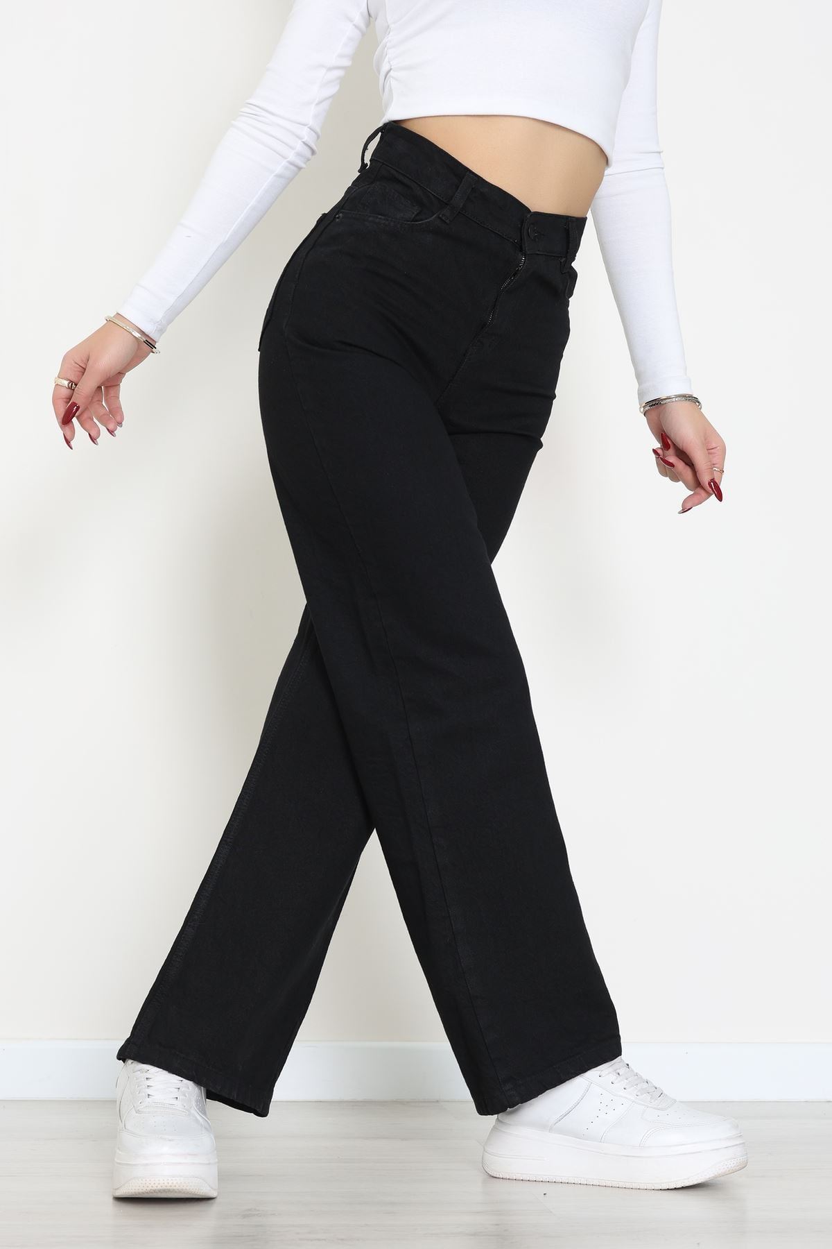 Palazzo Kot Pantolon Siyah - 31894.1606.