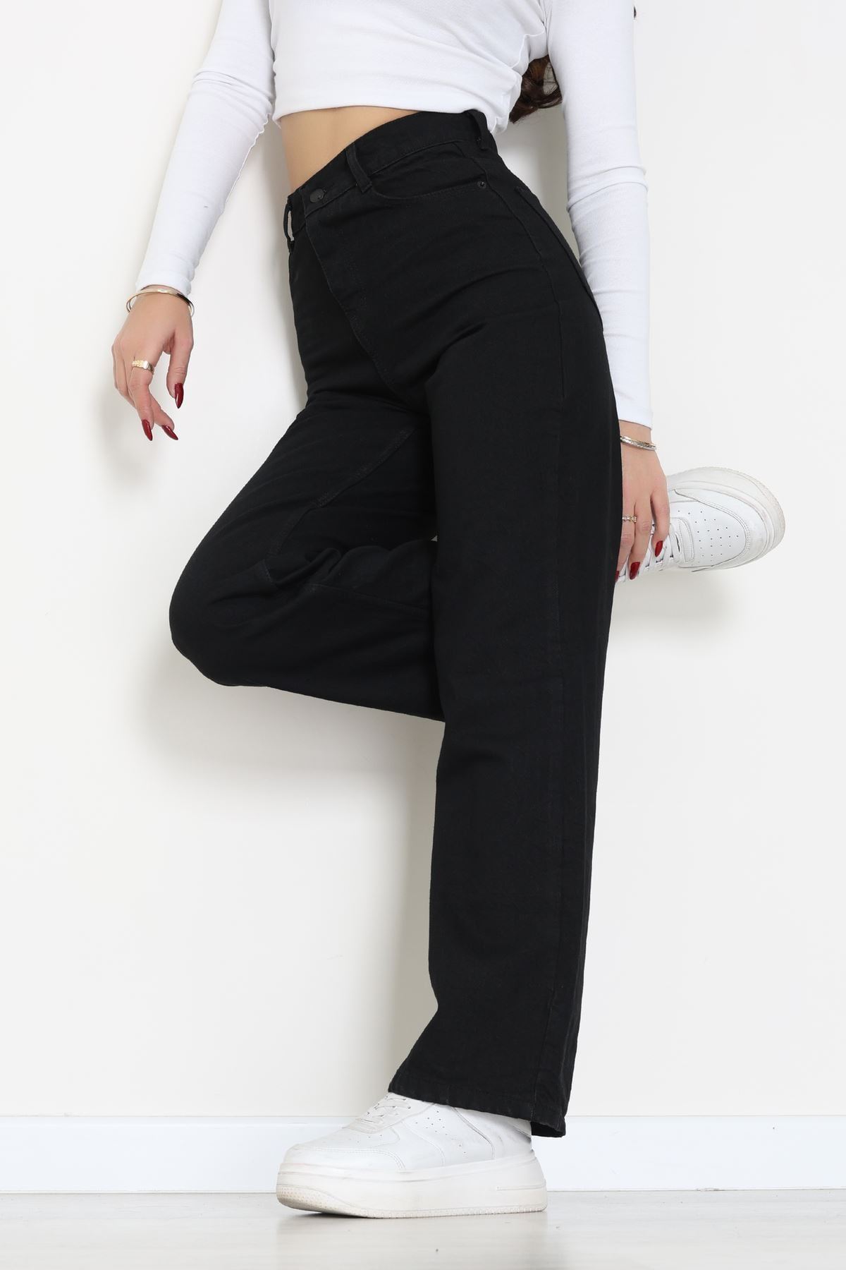 Palazzo Kot Pantolon Siyah - 31894.1606.