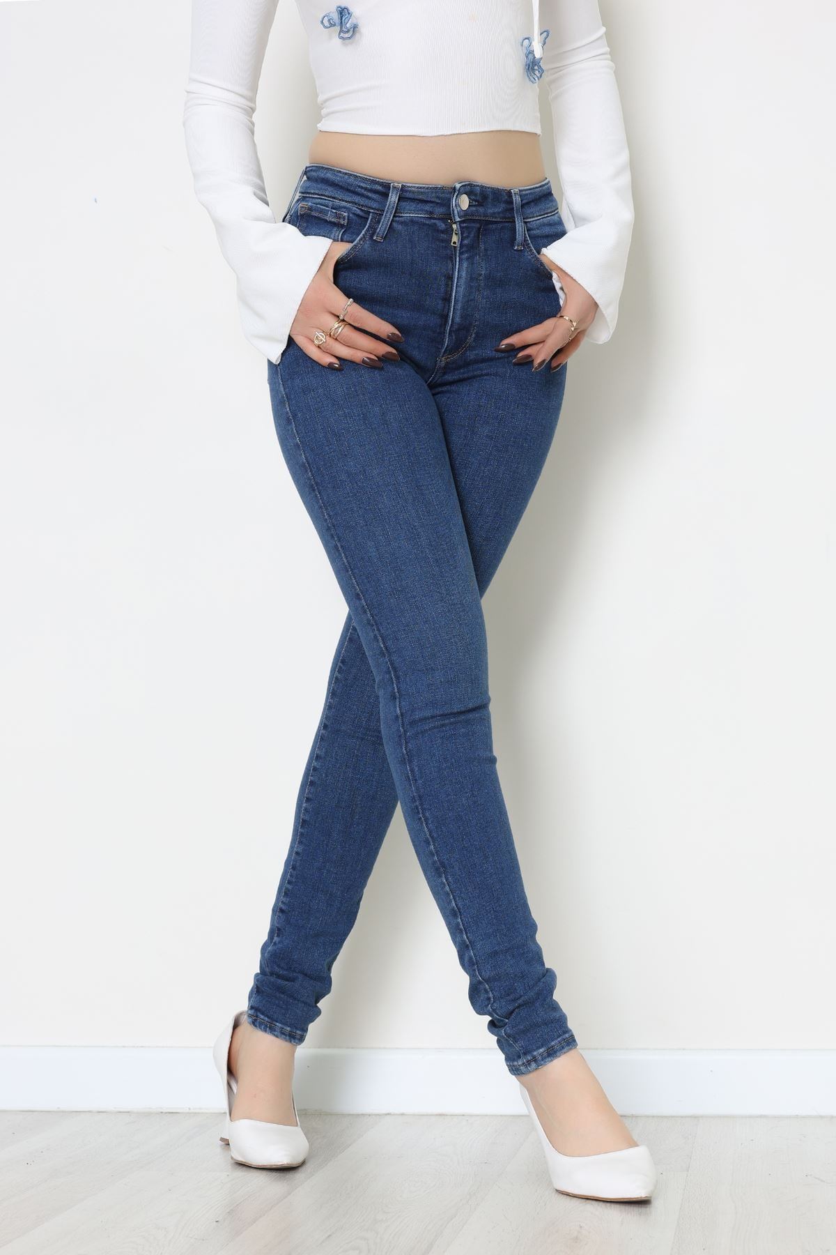 Dar Paça Kot Pantolon Koyumavi - 31896.1904.