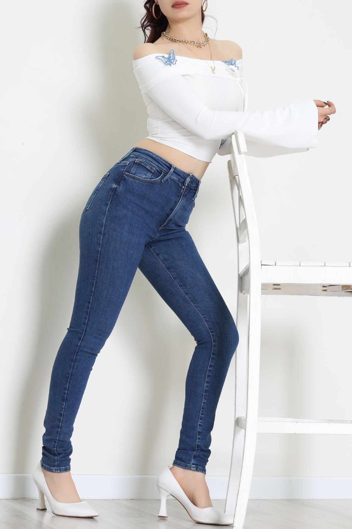 Dar Paça Kot Pantolon Koyumavi - 31896.1904.