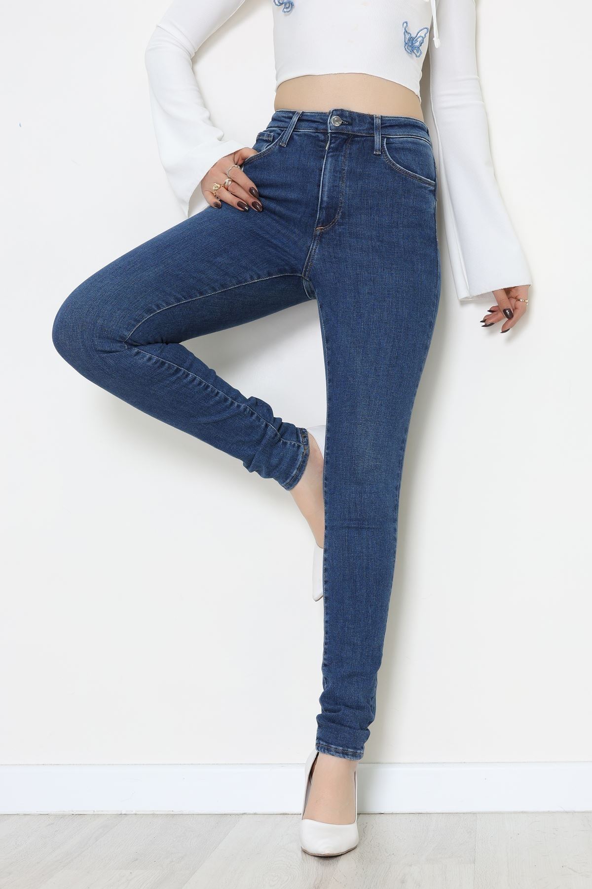 Dar Paça Kot Pantolon Koyumavi - 31896.1904.