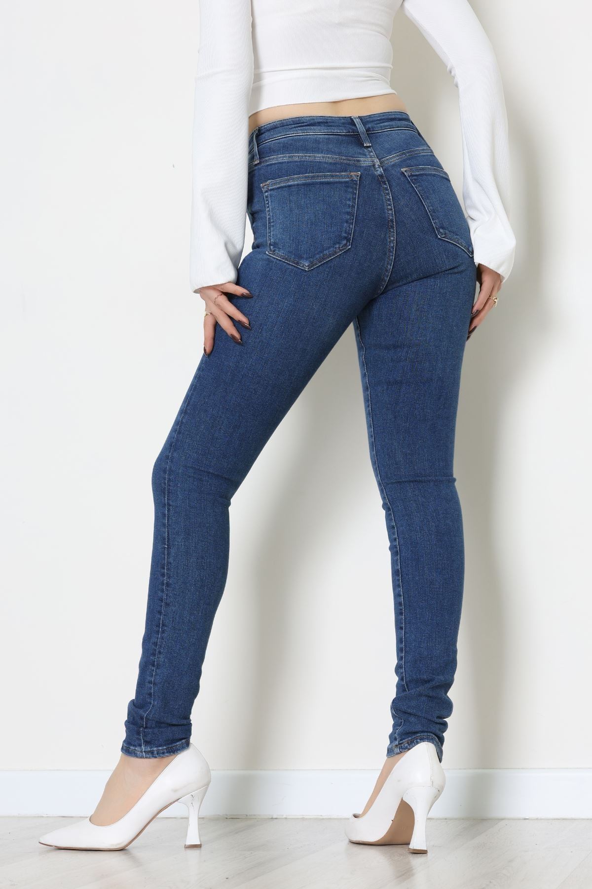 Dar Paça Kot Pantolon Koyumavi - 31896.1904.