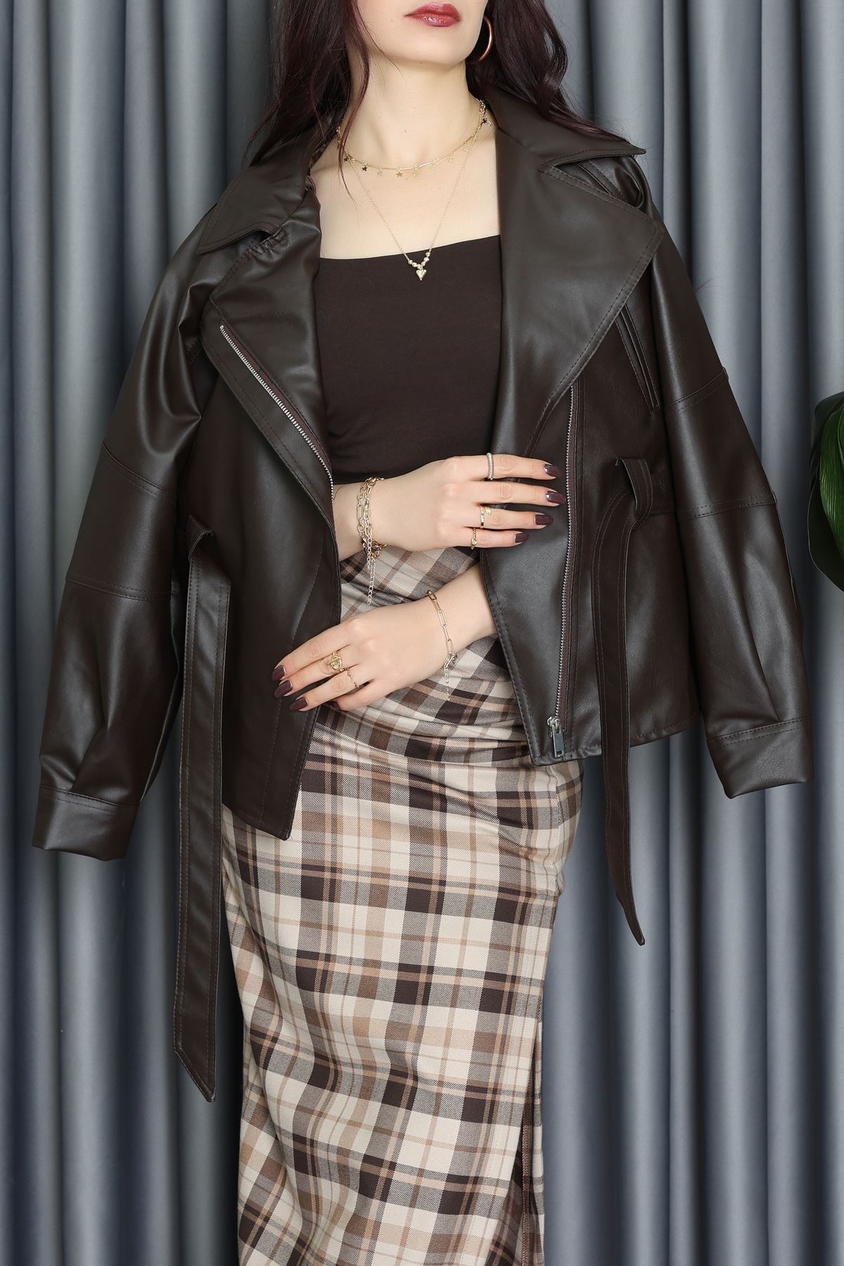 Kemerli Deri Mont Kahve - 71002.2130.