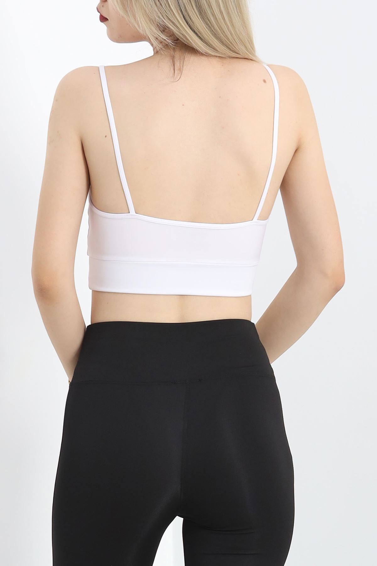 Askılı Spor Bustiyer Beyaz - 9022.125.