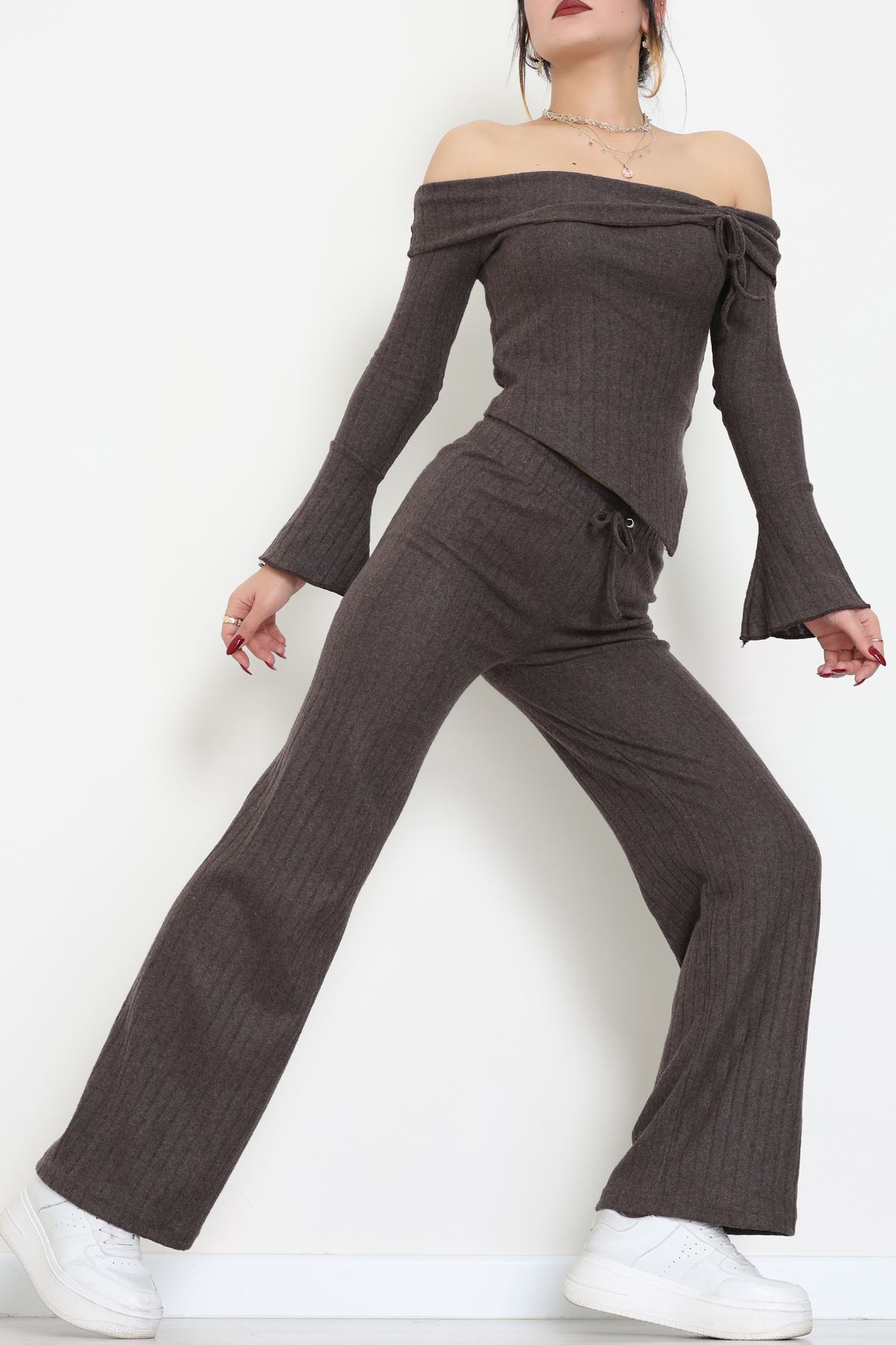 Madonna Yaka İnterlok Takım Kahve - 42829.1567.