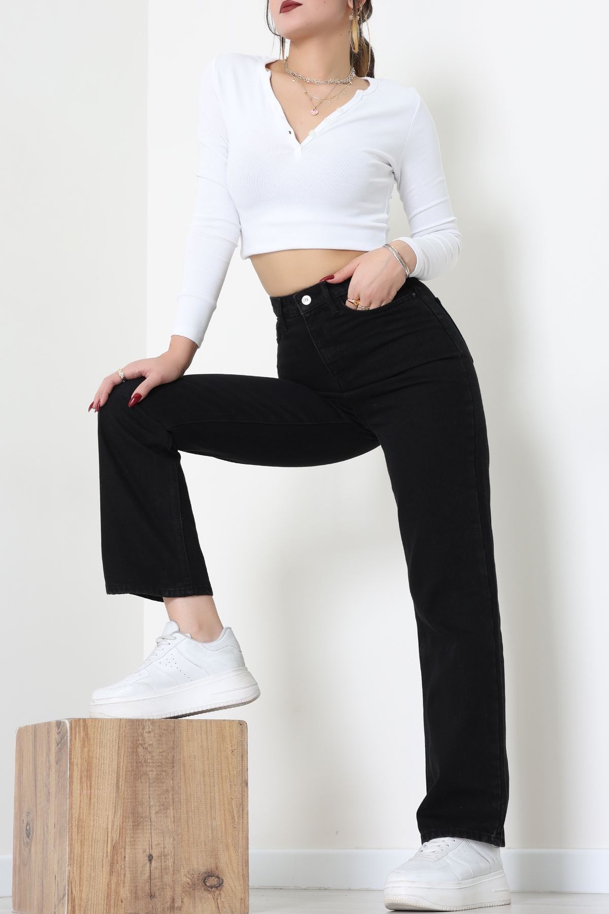 Palazzo Kot Pantolon Siyah - 31902.1904.