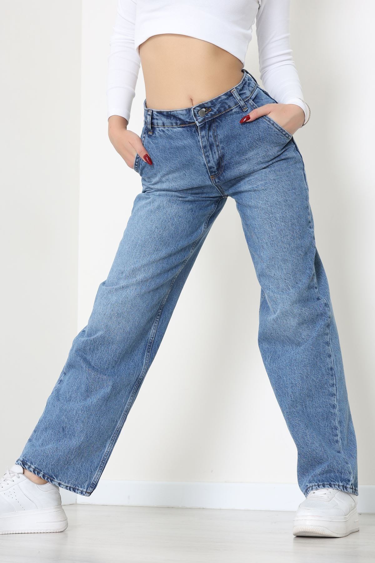 Palazzo Kot Pantolon Mavi - 31901.1904.