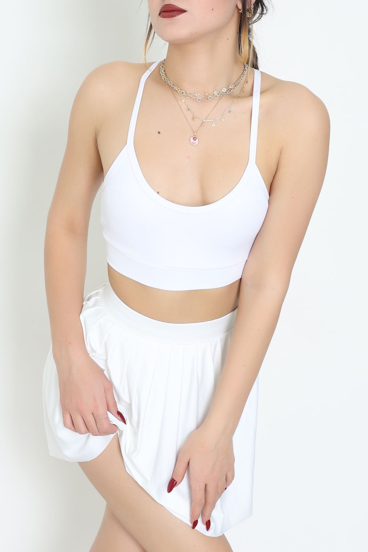 İp Askılı Kaplı Büstiyer Beyaz - 70850.125.