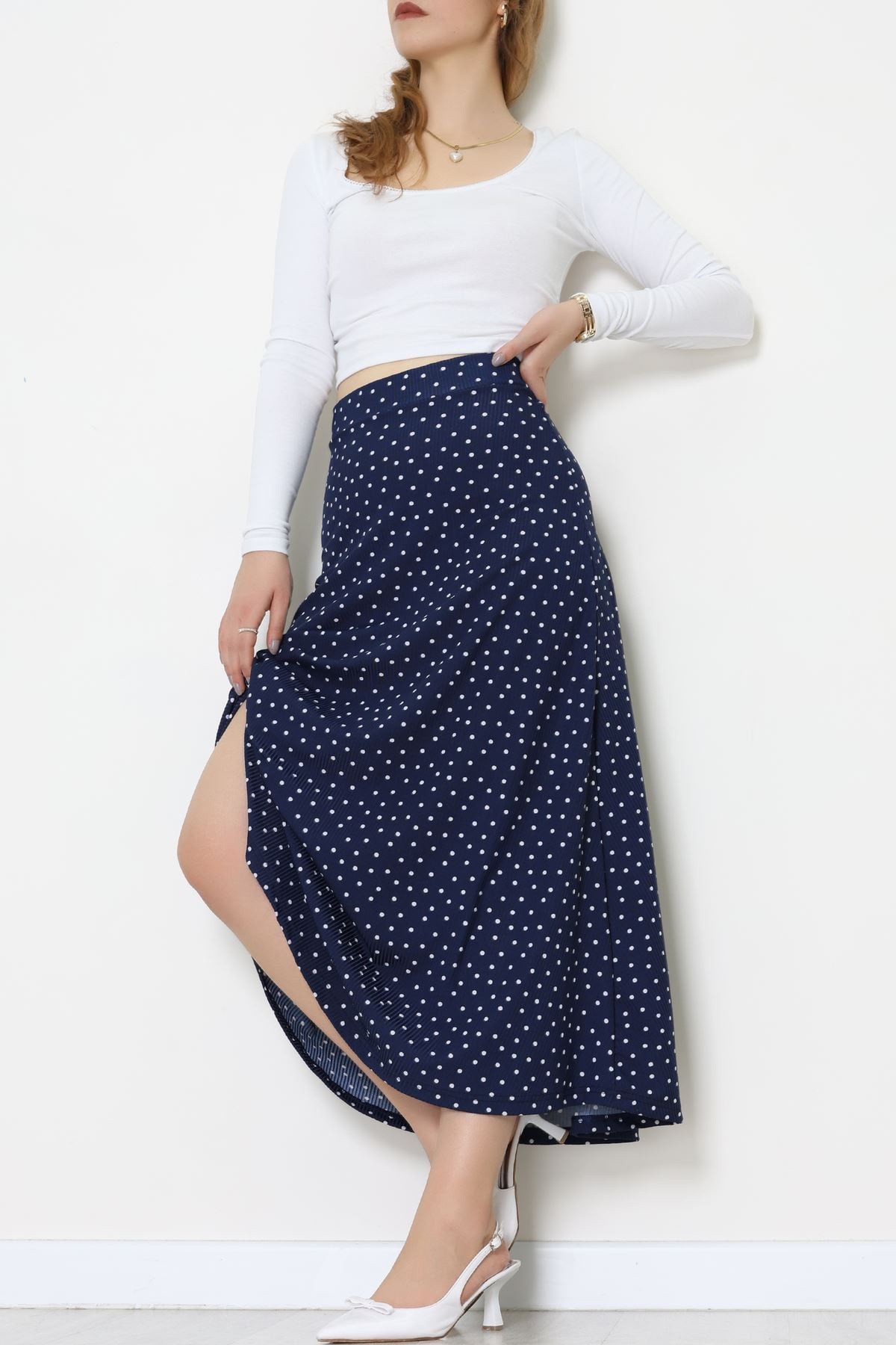 Kaşkorse Etek Lacivert - 52204.1355.