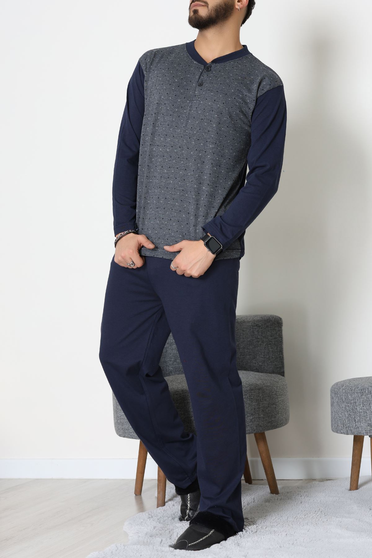 Süprem Jakarlı Erkek Pijama Takımı Anti - 70888.1838.