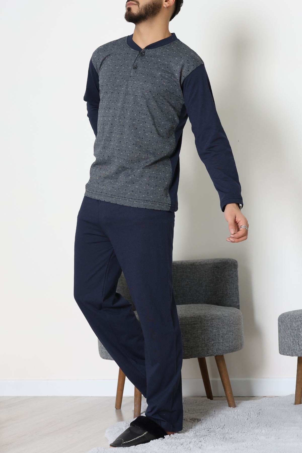 Süprem Jakarlı Erkek Pijama Takımı Anti - 70888.1838.