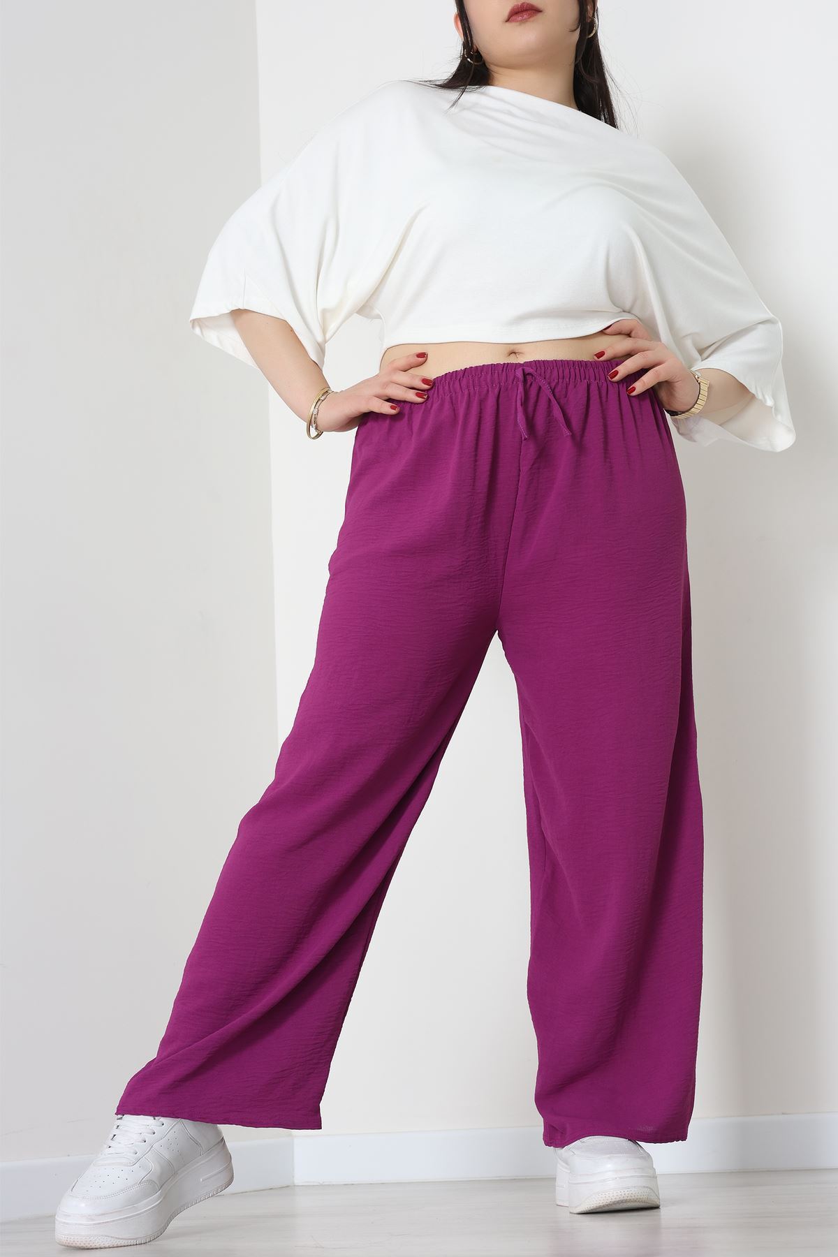 Büyük Beden Ayrobin Alt Mor - 52126.1567.